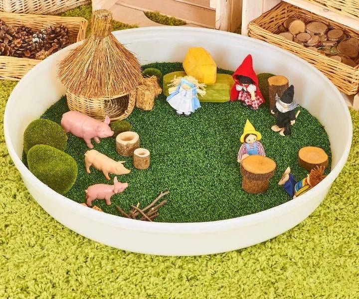 Tuff Tray - Set Tuff Deep Spot Tray (69cm Rond) + Grasinzet - Playlaan