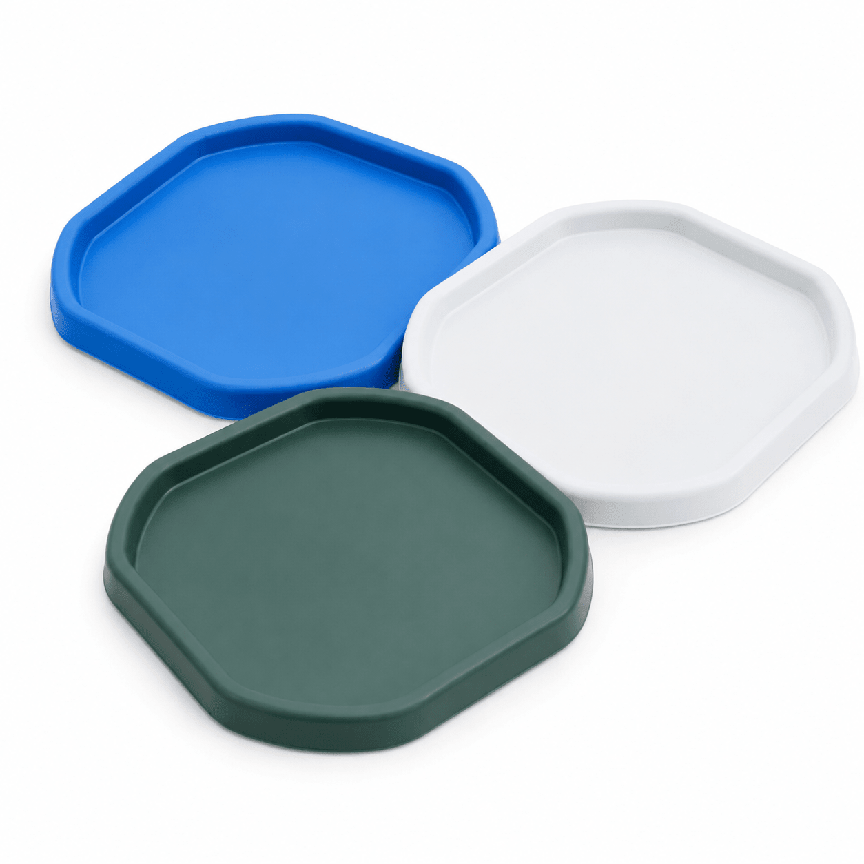 Tuff Tray - Tuff Tray set (96cm) - Bosgroen, Zeebaluw en Arcticwit (3st) - Playlaan
