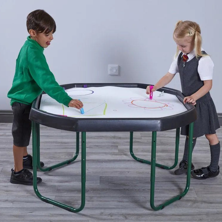 Tuff Tray - Tuff Tray Spot (96cm) Zwart + Onderstel Groen + Papier vellen 20st set - Playlaan