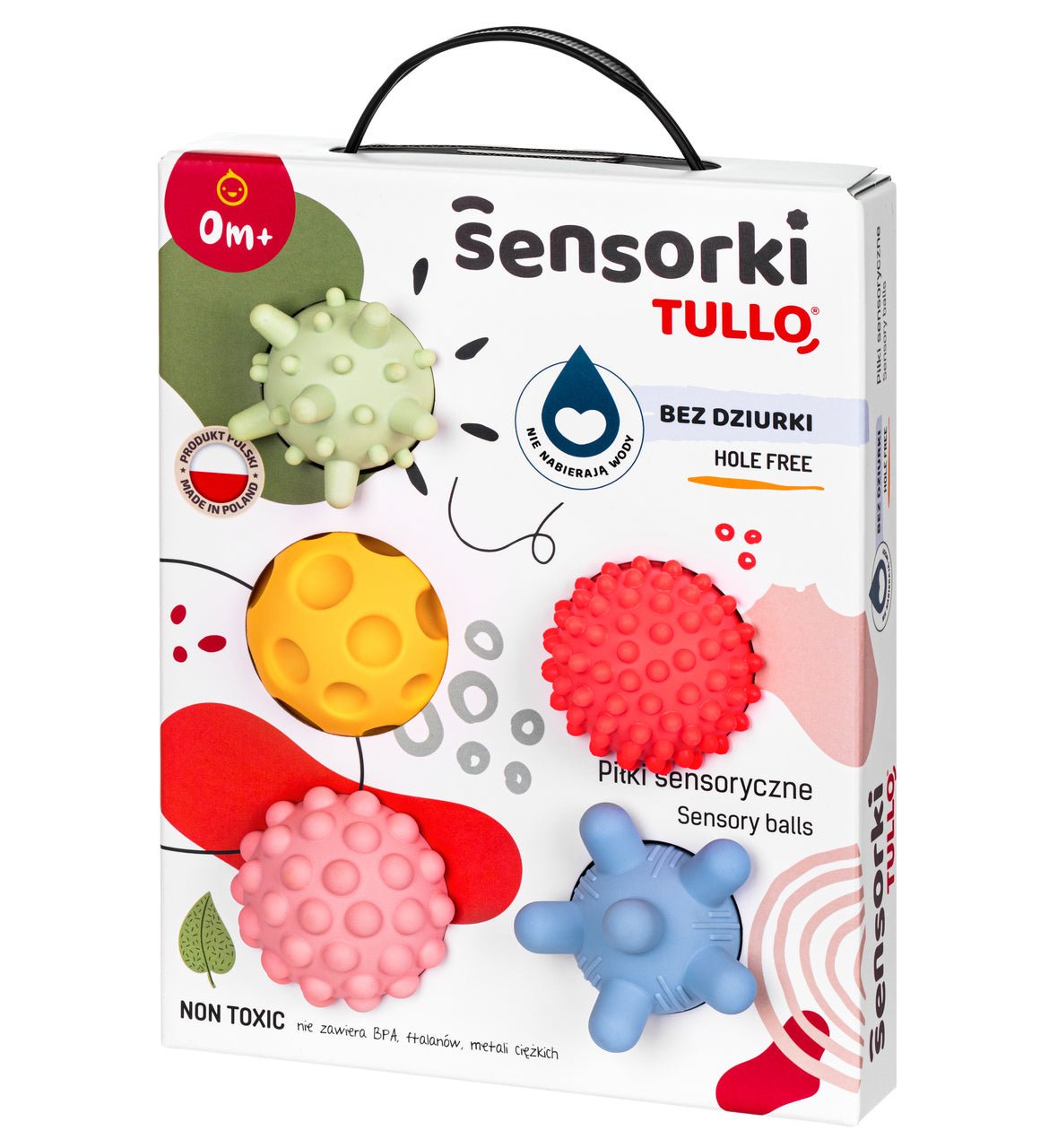 Tullo - Sensorische Ballen 5 st. Pastel - Zonder Gaatjes - Playlaan