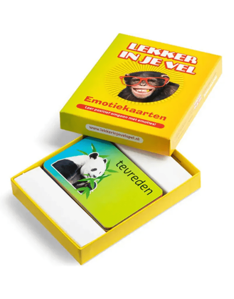 Uitgeverij Briljant - Uitgeverij Briljant - Emotiekaarten leer positief omgaan met emoties - Lekker in je vel - Playlaan