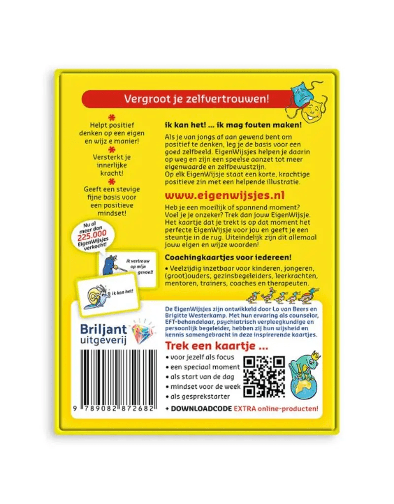Uitgeverij Briljant - Uitgeverij Briljant - Positief denken vergroot je zelfvertrouwen - Eigenwijsjes - Playlaan