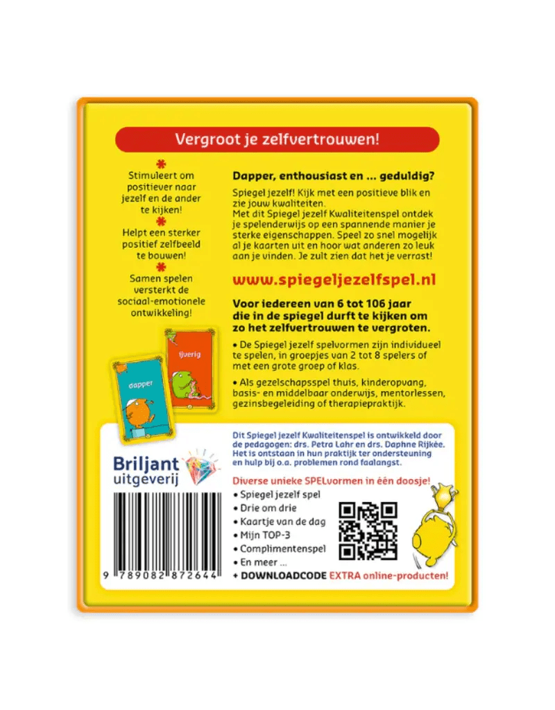 Uitgeverij Briljant - Uitgeverij Briljant - Spiegel jezelf spel - Playlaan