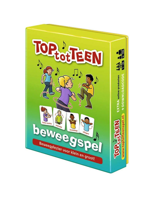 Uitgeverij Briljant - Uitgeverij Briljant - Top tot Teen beweegspellen - Playlaan