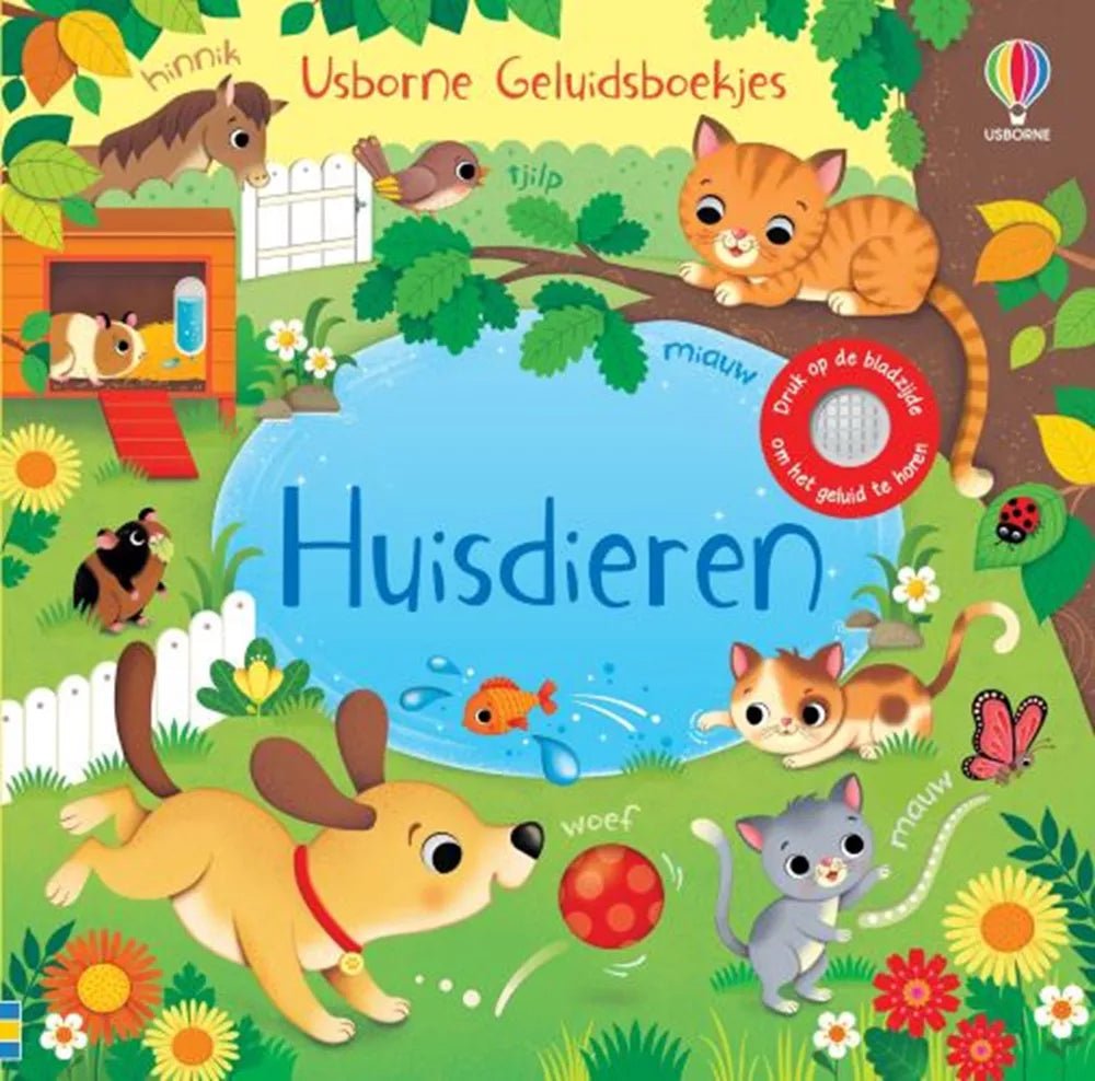 Usborne - Usborne - Geluidenboek: Huisdieren. - Playlaan