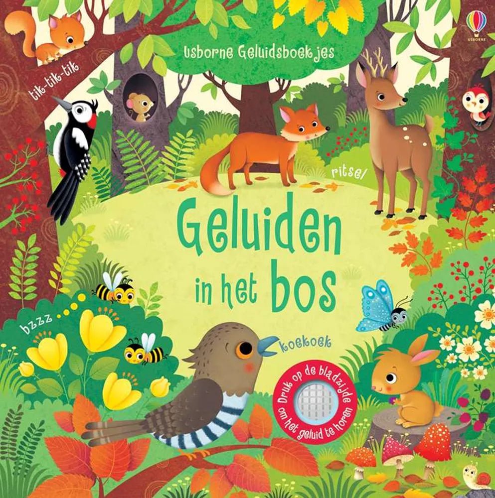 Usborne - Usborne - Geluidenboek: In het bos. - Playlaan