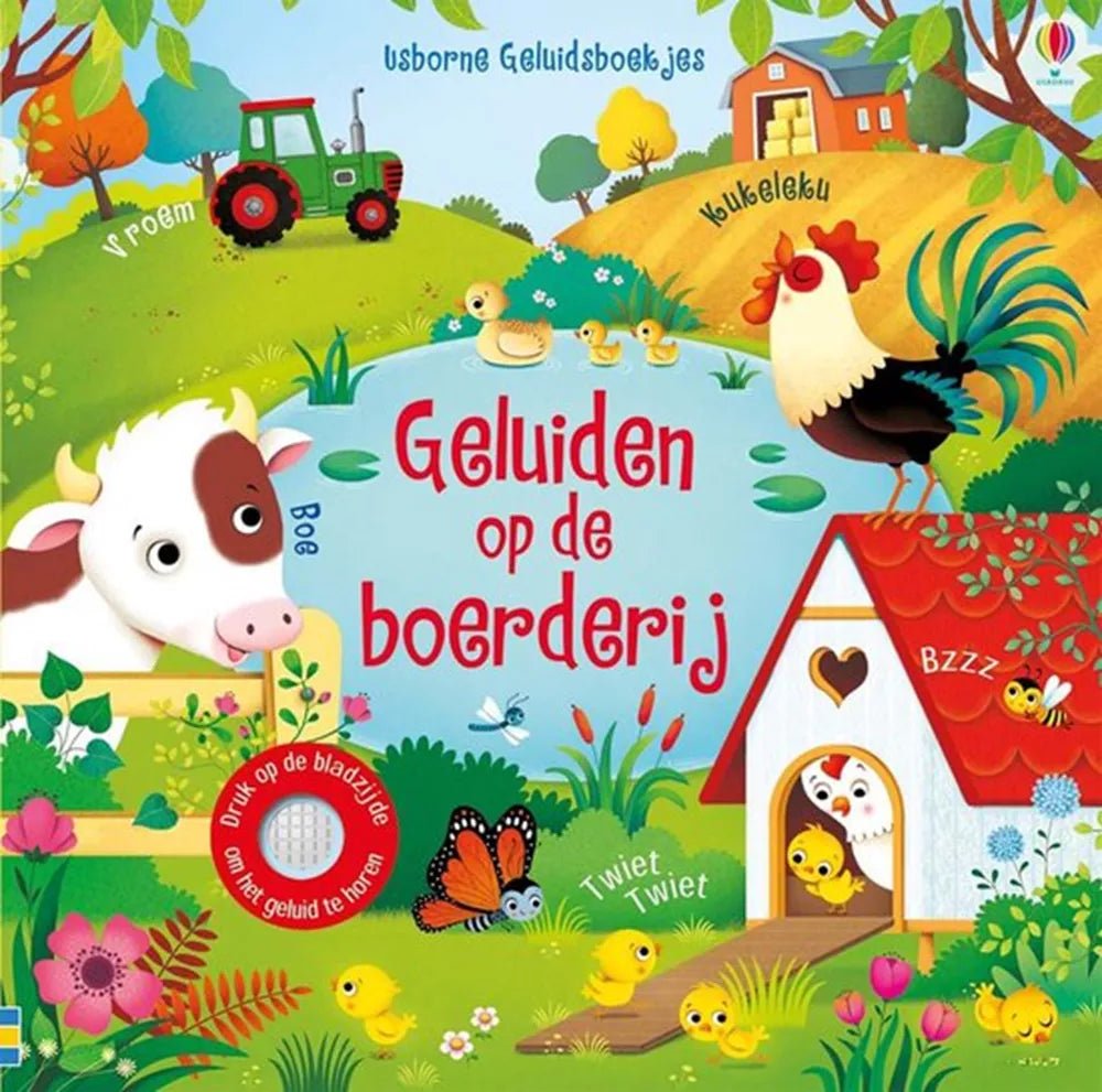 Usborne - Usborne - Geluidenboek: Op de boerderij. - Playlaan
