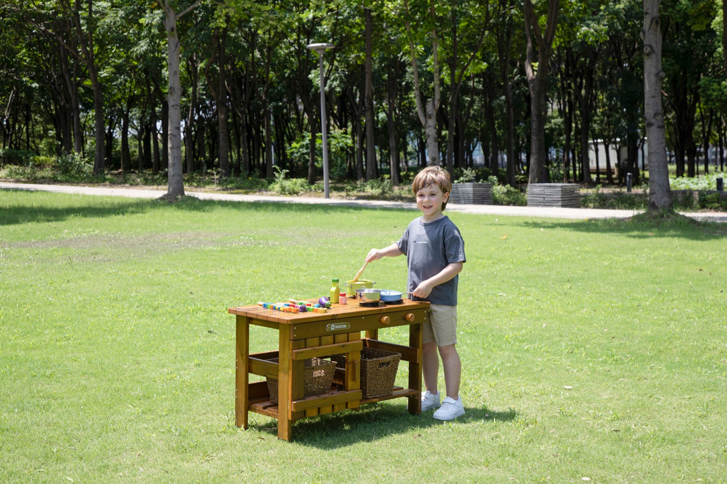 Wisdom - Barbecue - station voor buiten voor kinderen - Playlaan