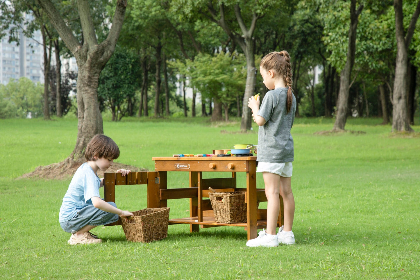 Wisdom - Barbecue - station voor buiten voor kinderen - Playlaan