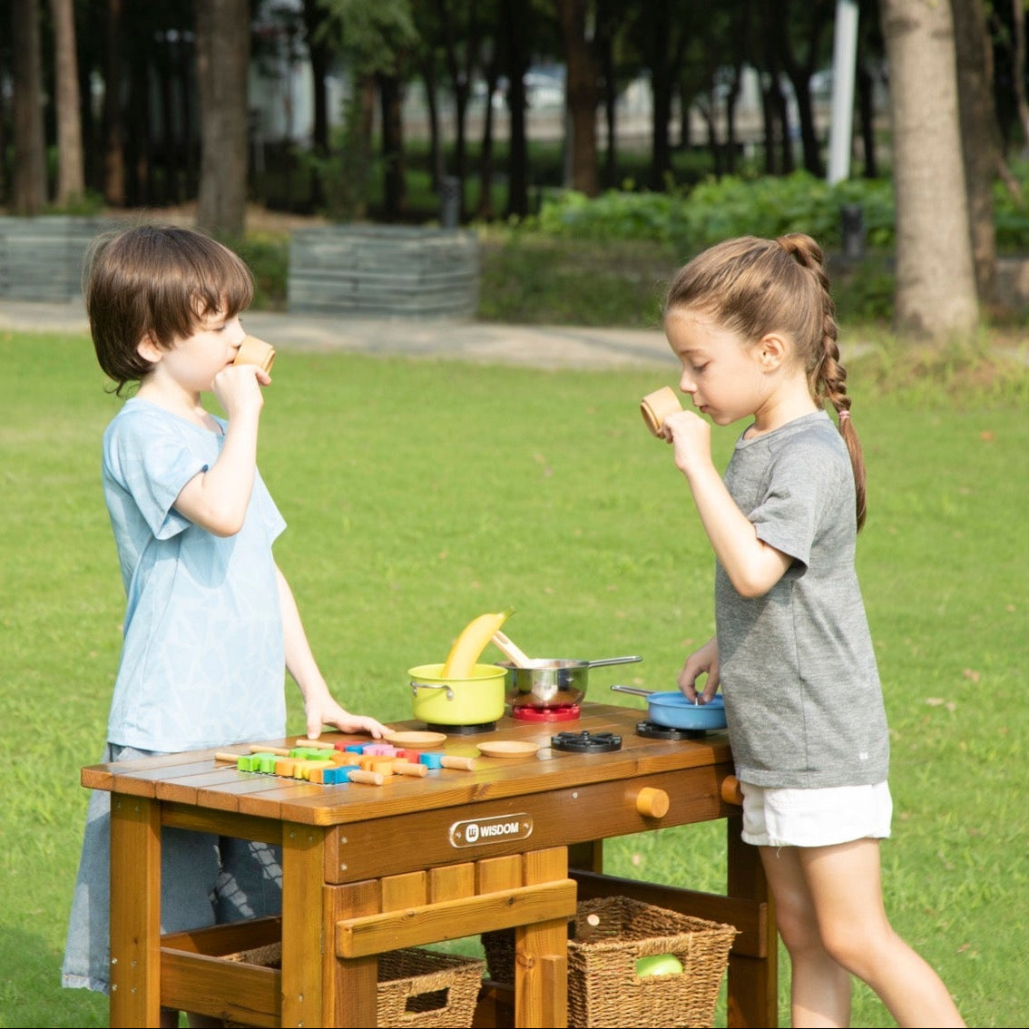 Wisdom - Barbecue - station voor buiten voor kinderen - Playlaan