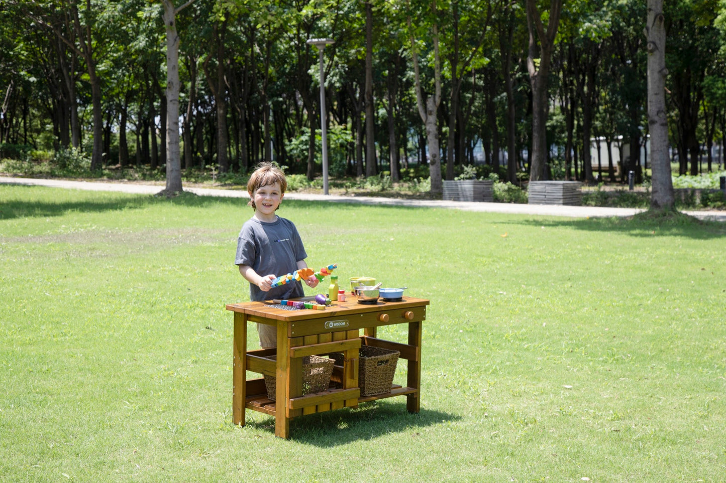 Wisdom - Barbecue - station voor buiten voor kinderen - Playlaan