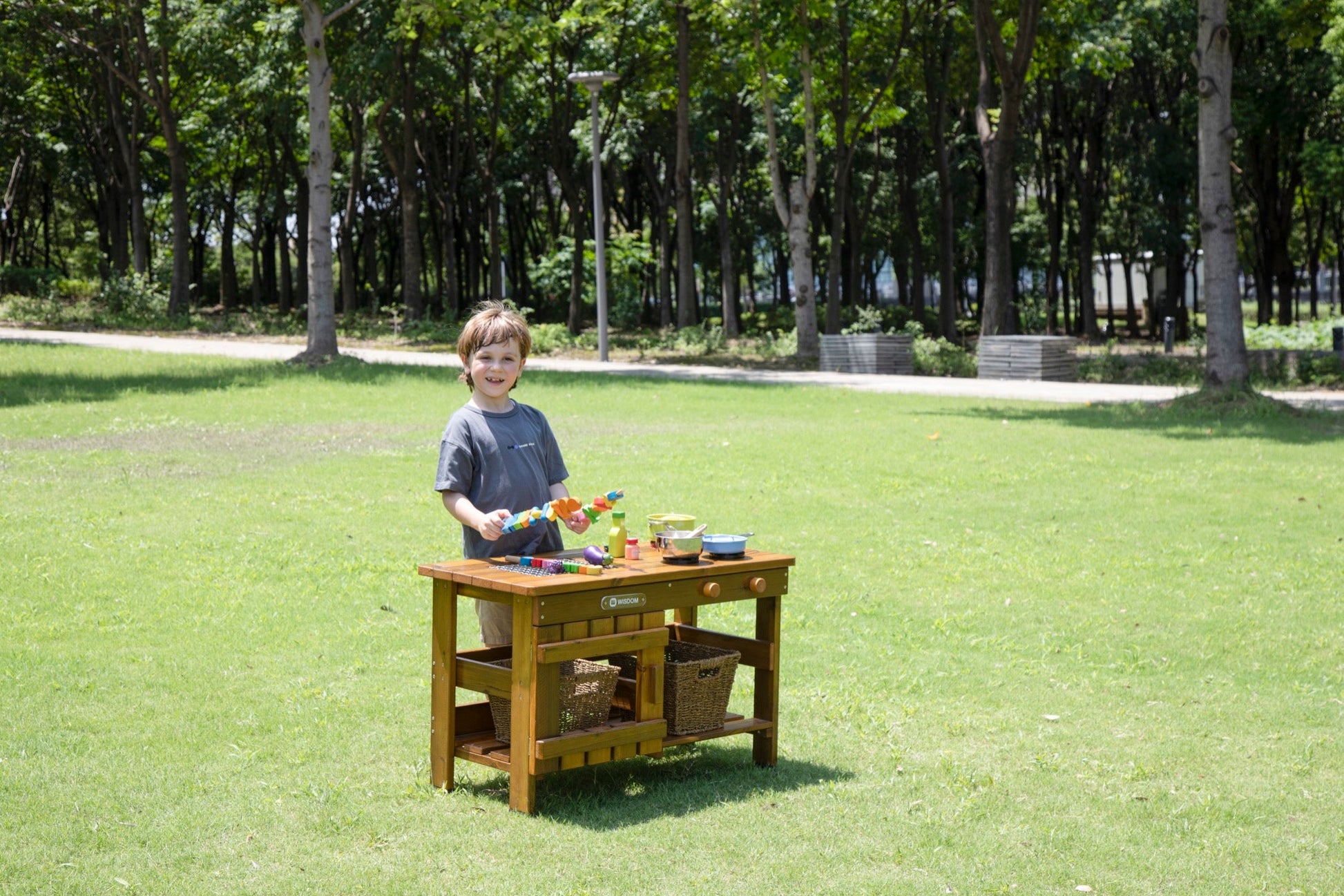 Wisdom - Barbecue - station voor buiten voor kinderen - Playlaan