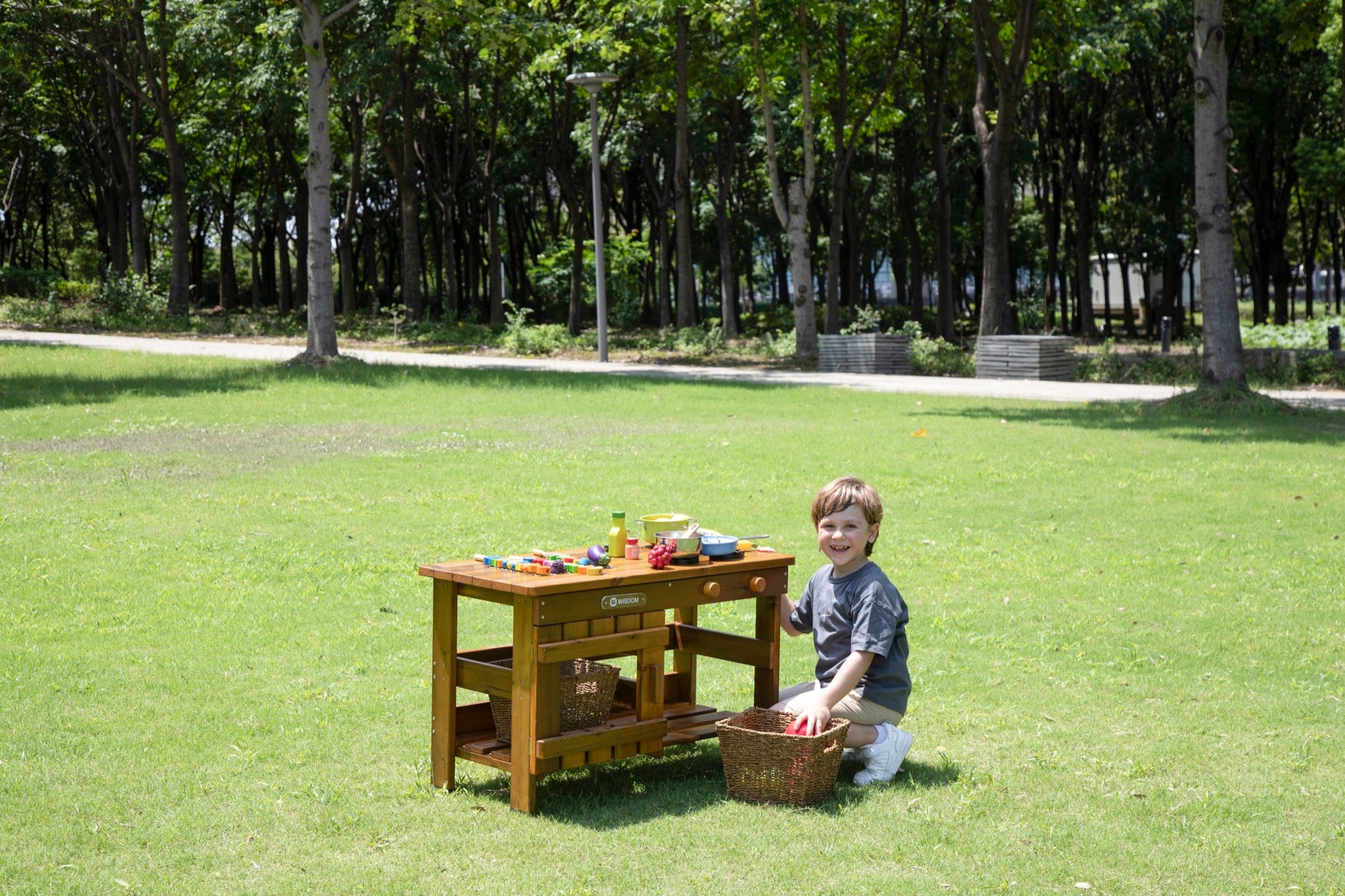 Wisdom - Barbecue - station voor buiten voor kinderen - Playlaan