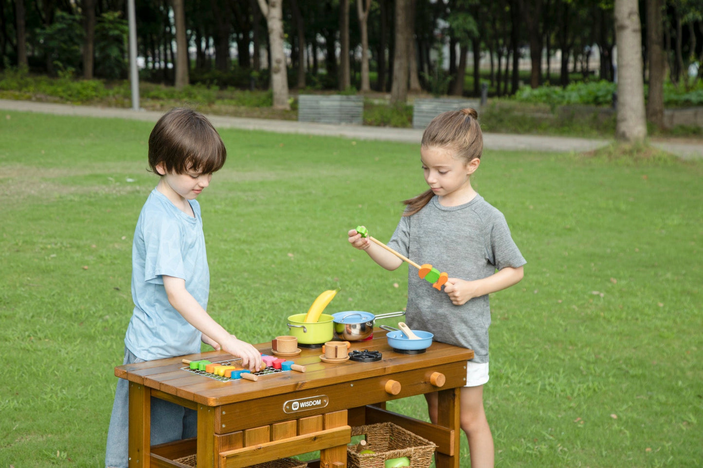 Wisdom - Barbecue - station voor buiten voor kinderen - Playlaan