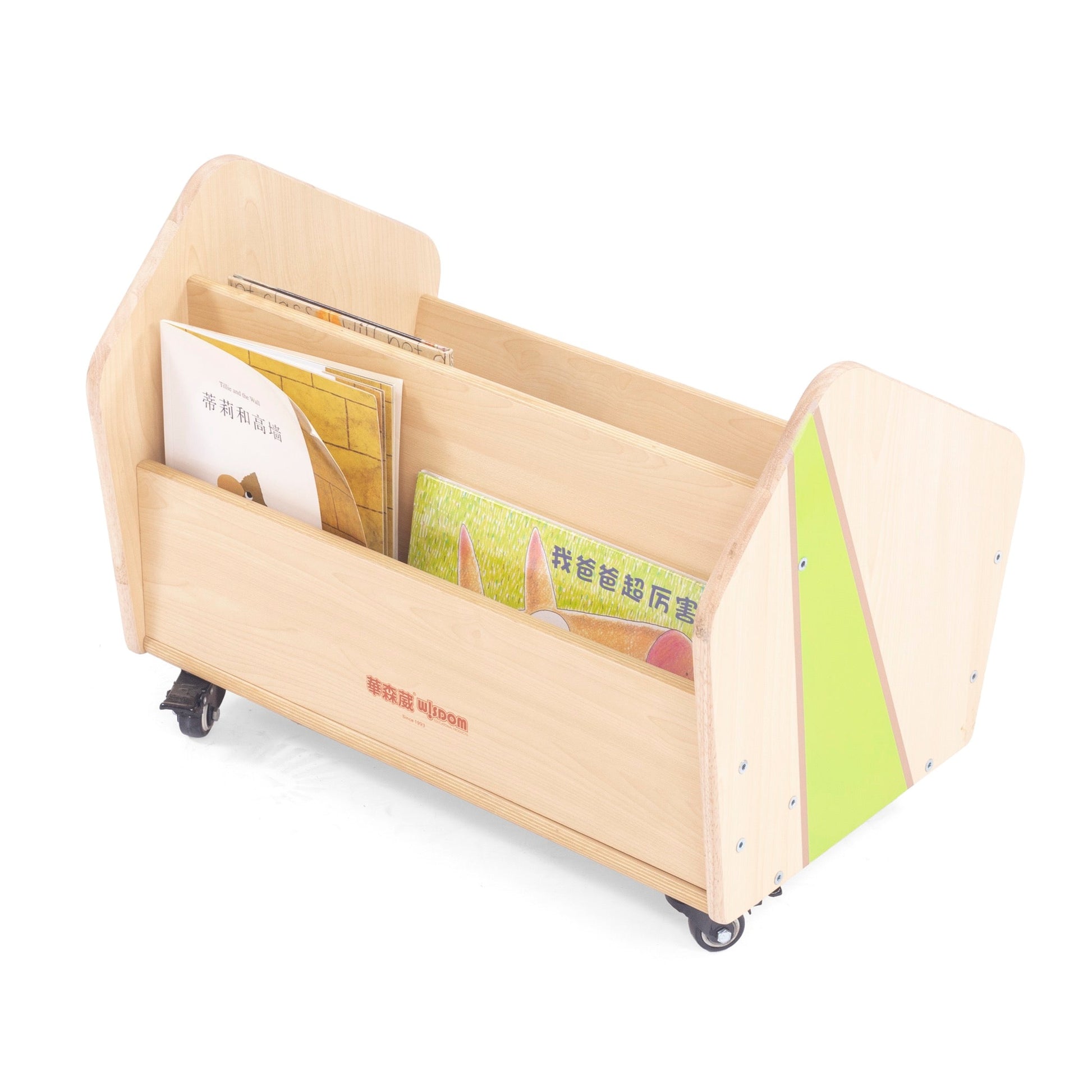 Wisdom - Boekenopbergbox op wieltjes - Playlaan