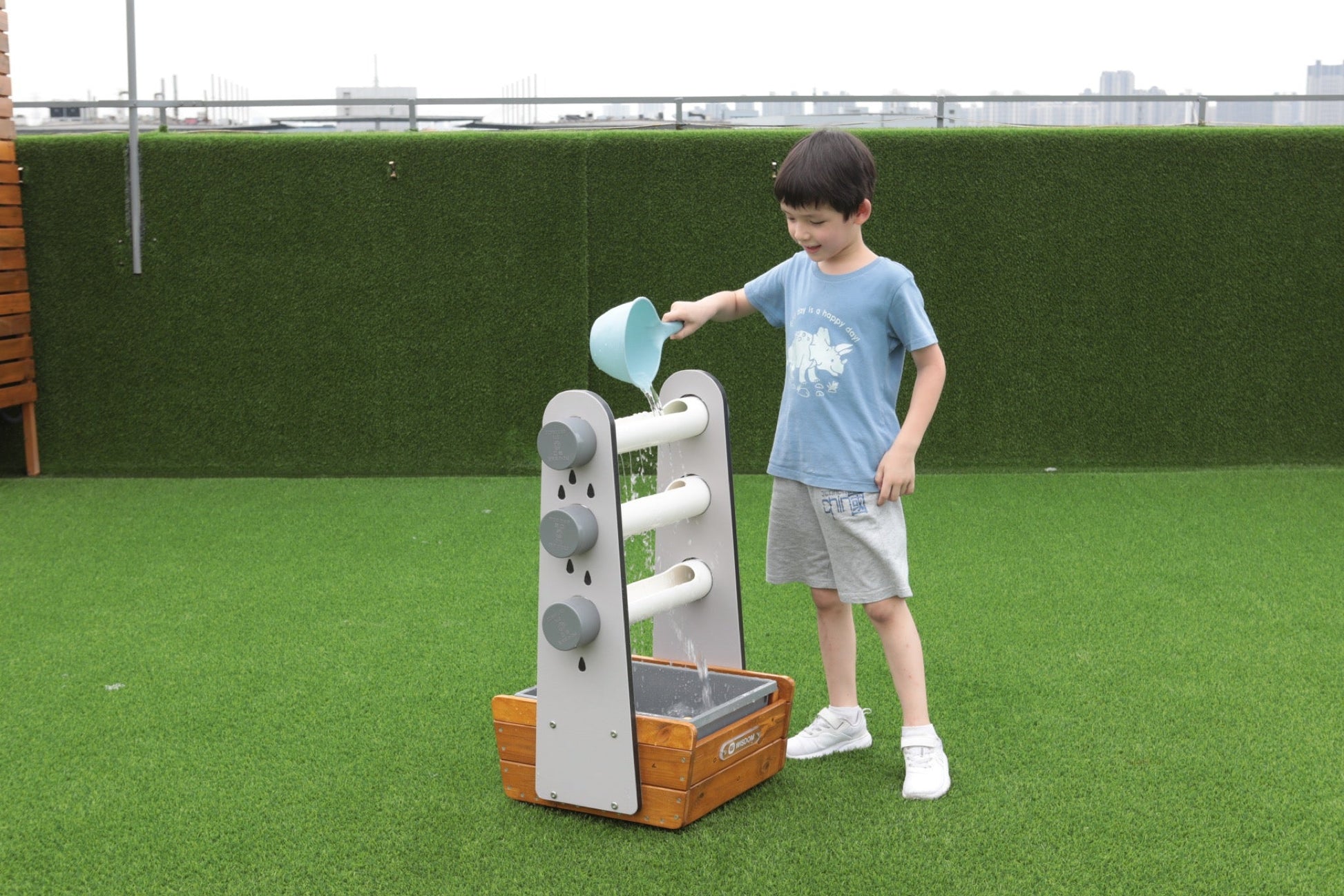 Wisdom - Buiten water speelstation - Regendruppel - Playlaan