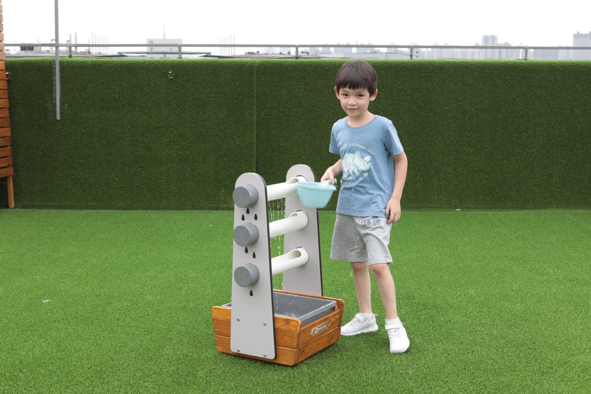 Wisdom - Buiten water speelstation - Regendruppel - Playlaan