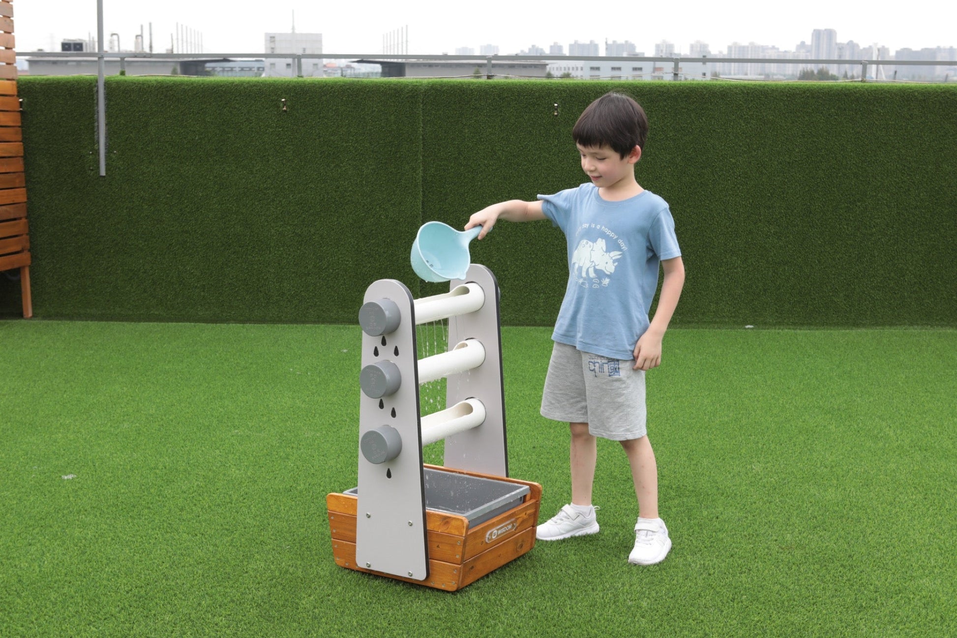 Wisdom - Buiten water speelstation - Regendruppel - Playlaan