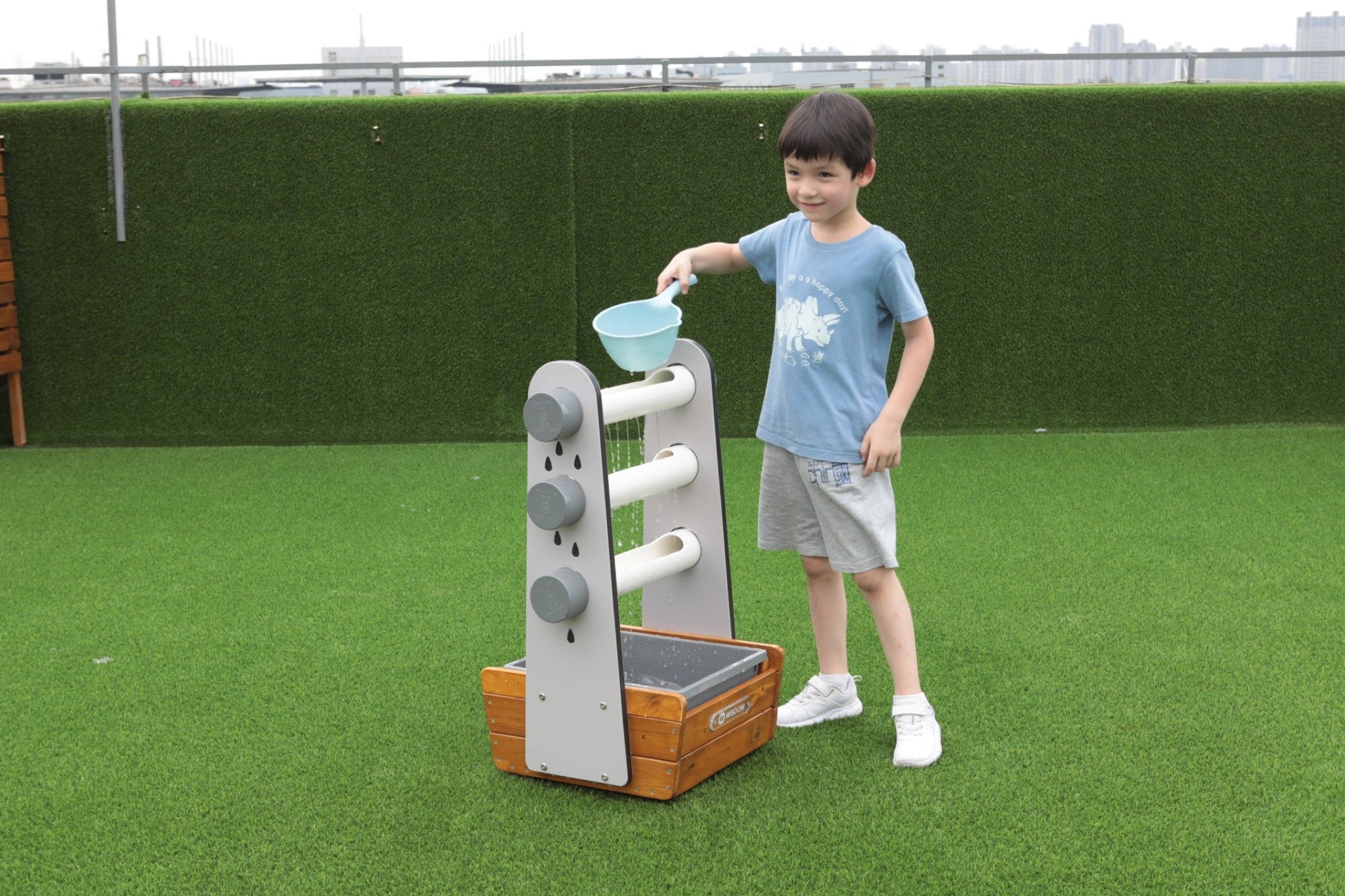 Wisdom - Buiten water speelstation - Regendruppel - Playlaan