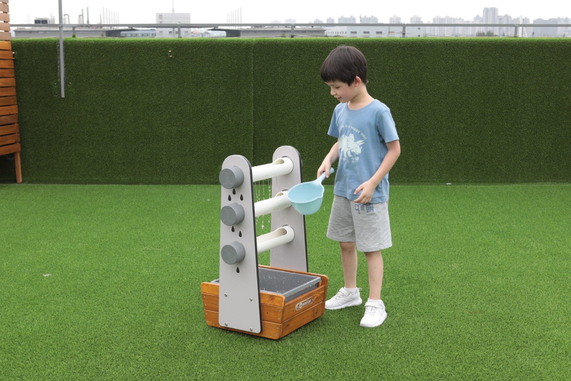 Wisdom - Buiten water speelstation - Regendruppel - Playlaan