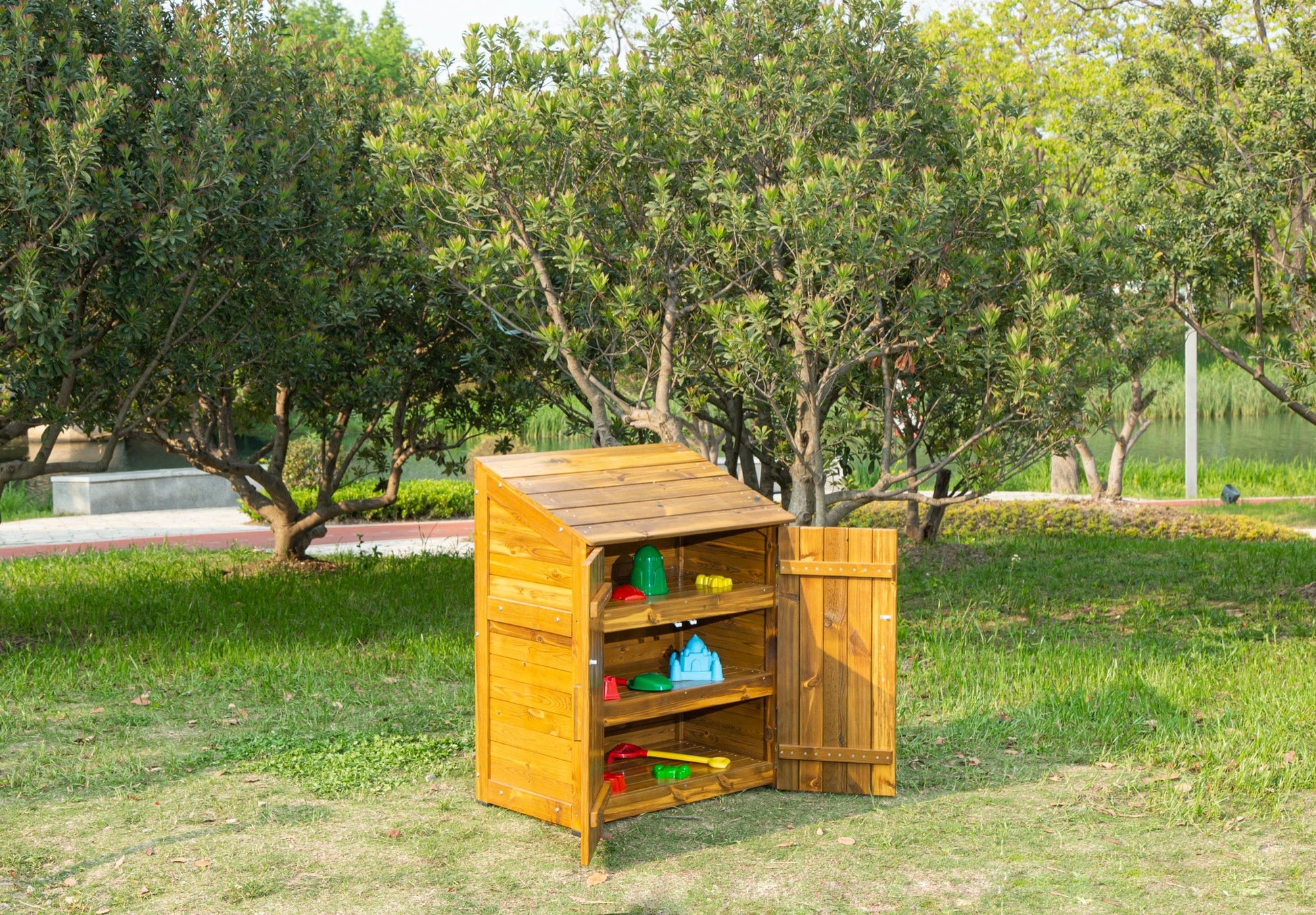 Wisdom - Buitenopbergkast met opake deuren - Playlaan