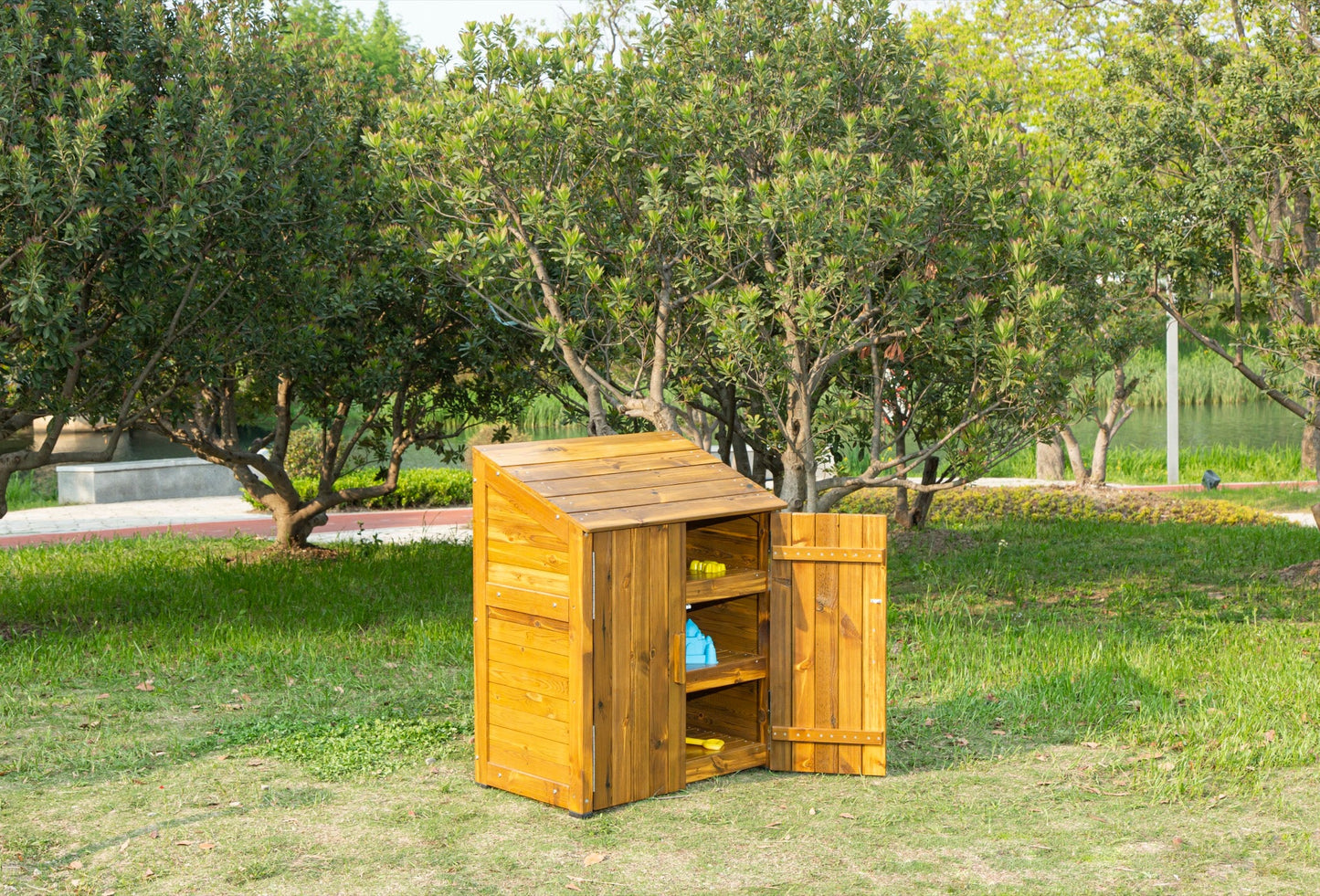 Wisdom - Buitenopbergkast met opake deuren - Playlaan