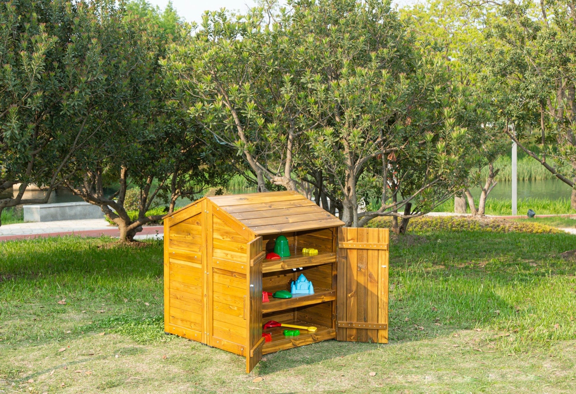 Wisdom - Buitenopbergkast met opake deuren - Playlaan