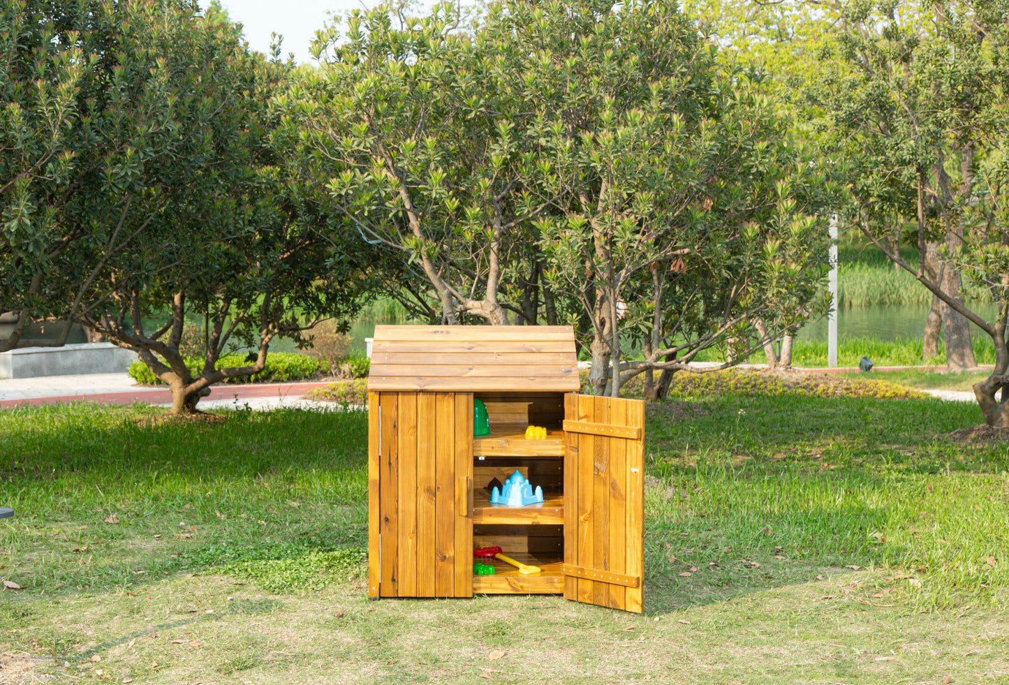 Wisdom - Buitenopbergkast met opake deuren - Playlaan