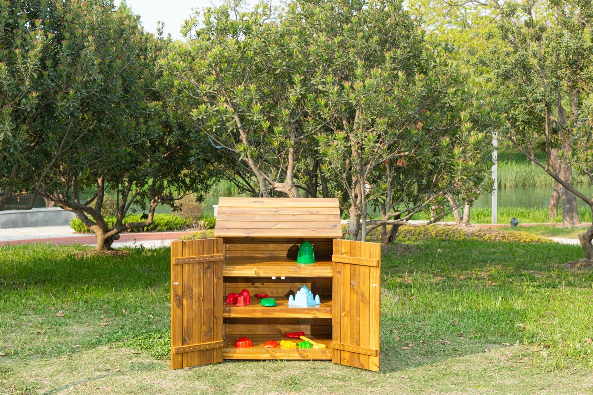 Wisdom - Buitenopbergkast met opake deuren - Playlaan