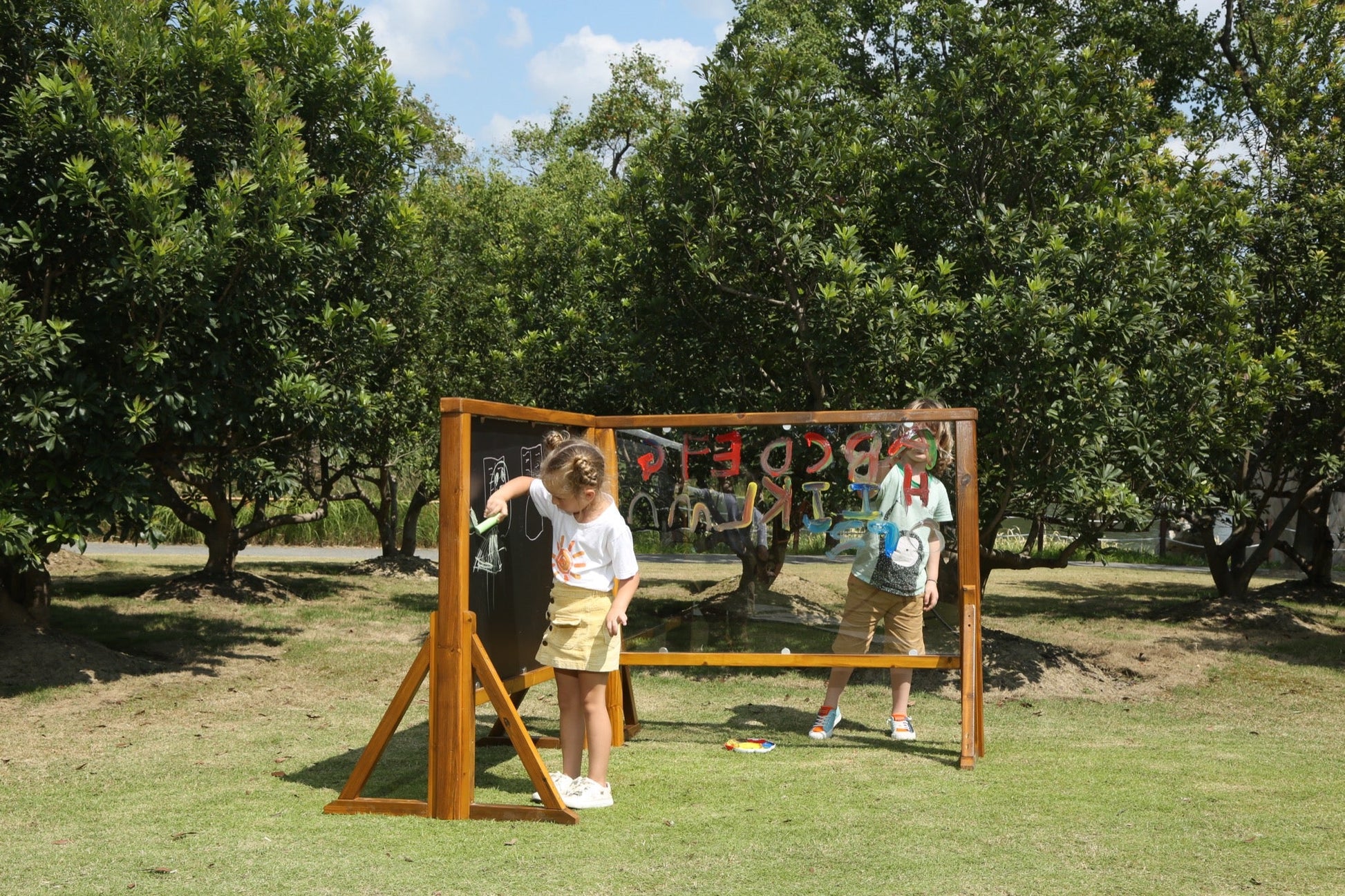 Wisdom - Krijtbord schildersezel voor buiten - Playlaan