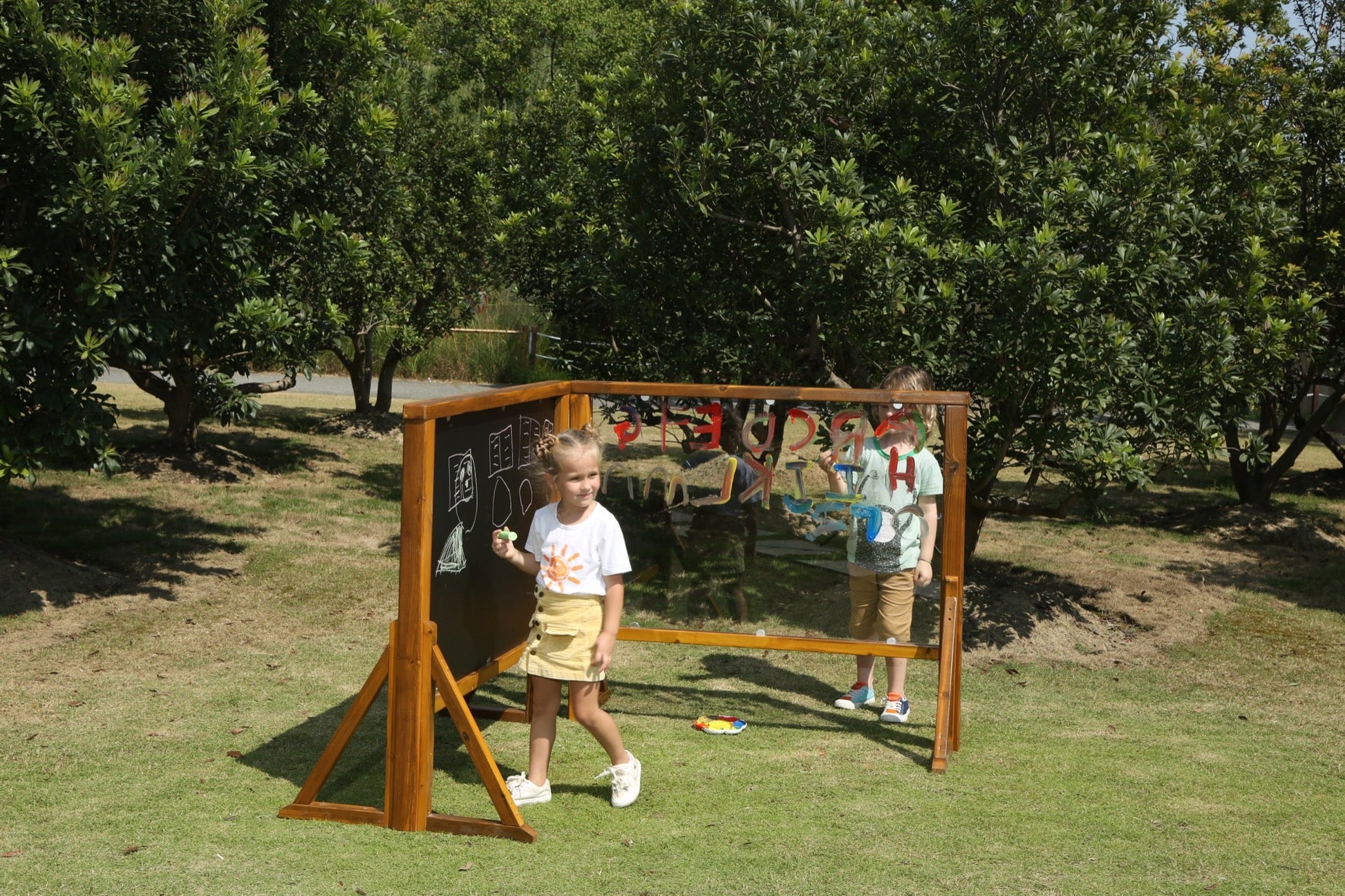 Wisdom - Krijtbord schildersezel voor buiten - Playlaan
