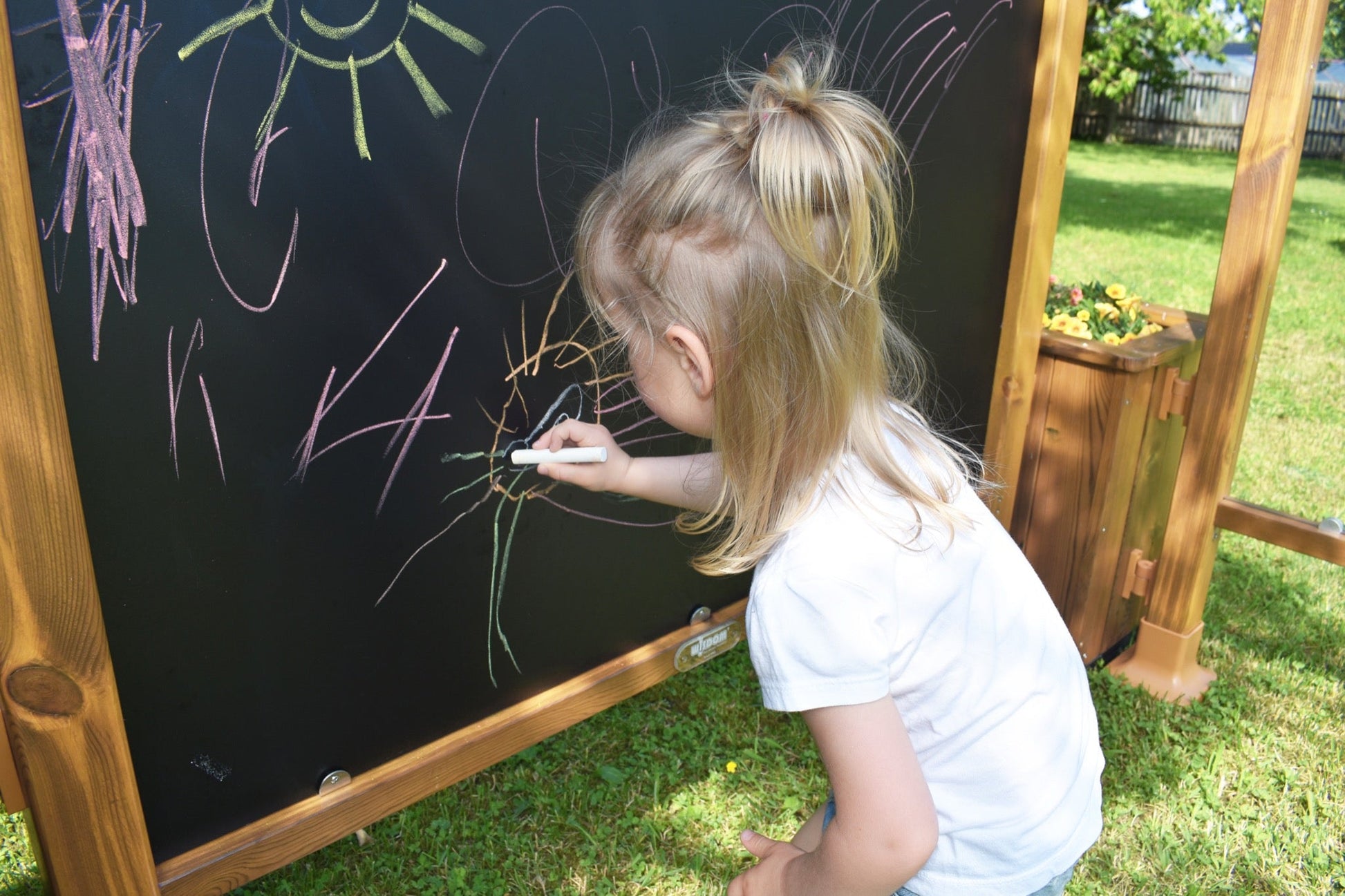 Wisdom - Krijtbord schildersezel voor buiten - Playlaan