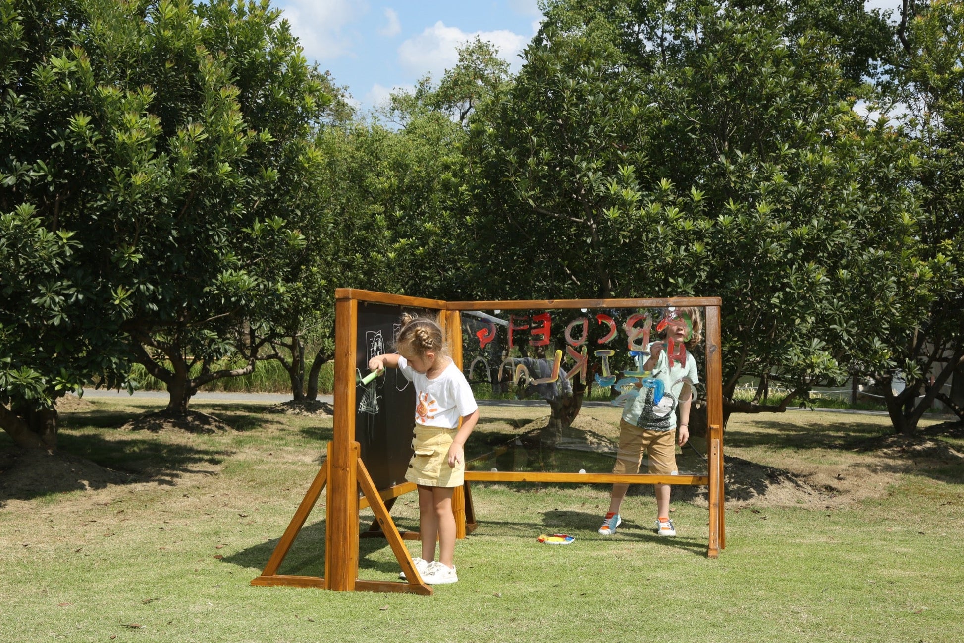 Wisdom - Krijtbord schildersezel voor buiten - Playlaan