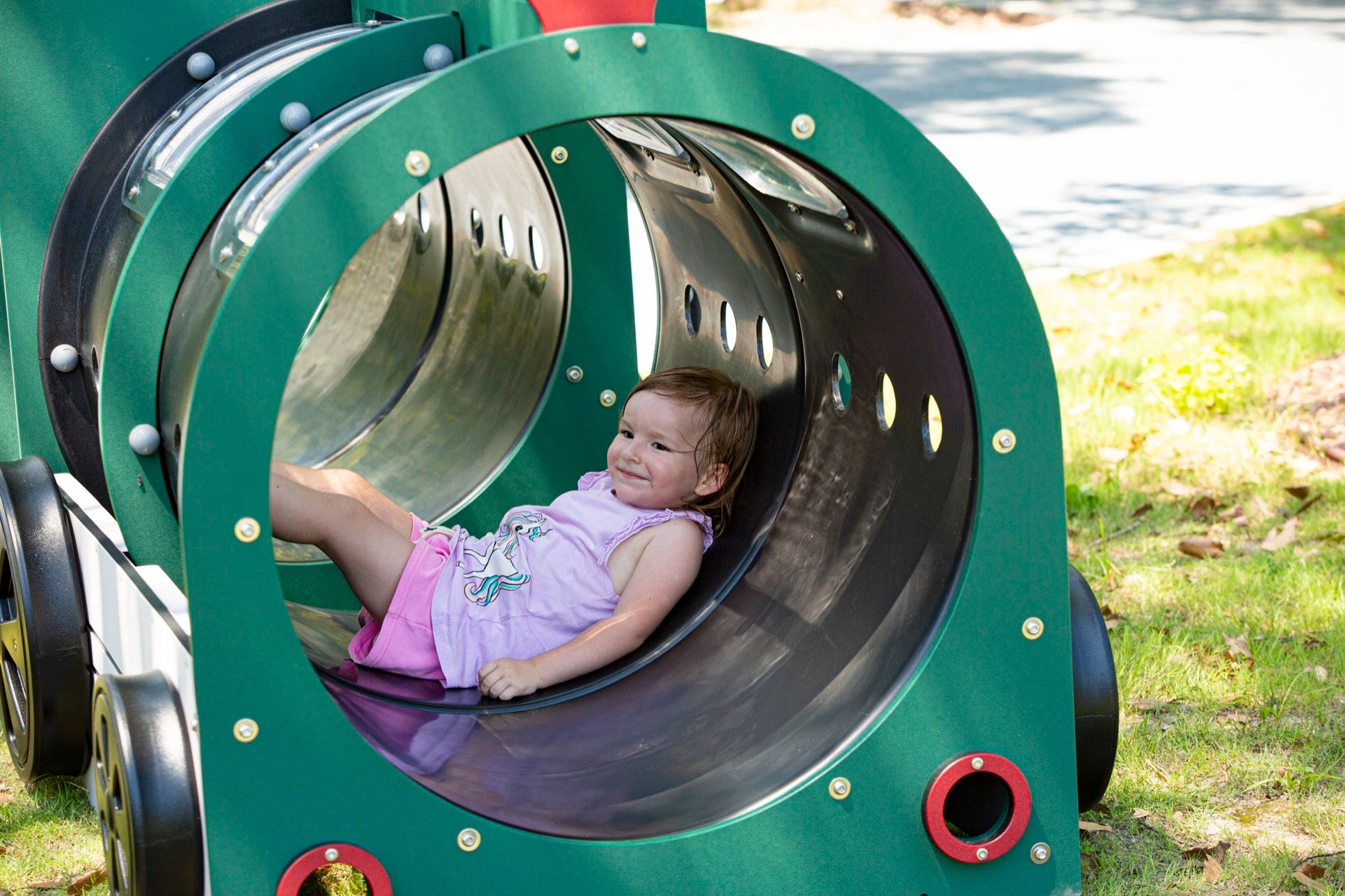 Wisdom - Kruiptunnelset Locomotief en Wagon - Playlaan