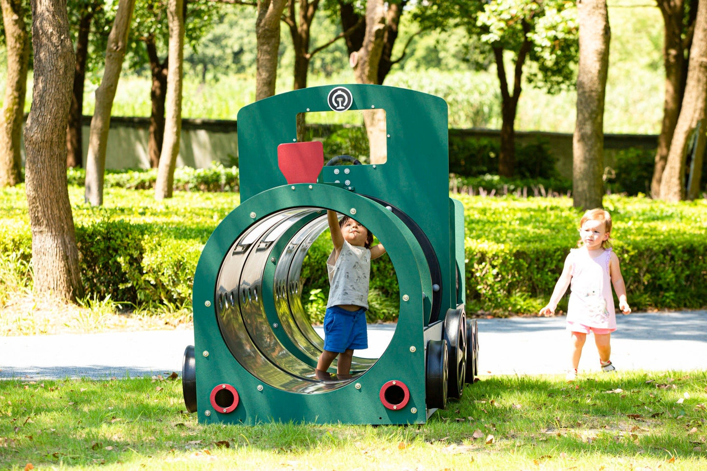 Wisdom - Kruiptunnelset Locomotief en Wagon - Playlaan