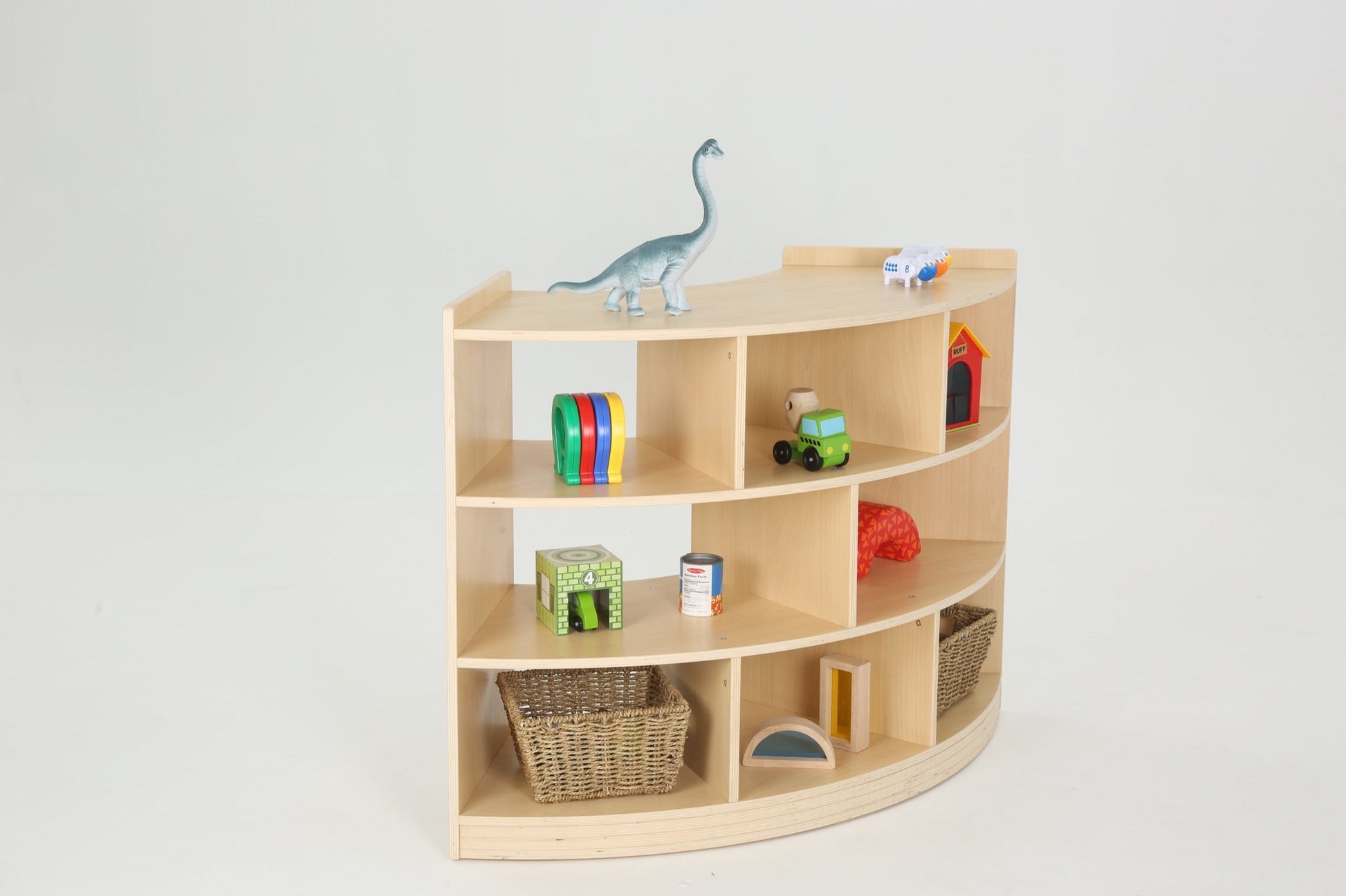Wisdom - Kwartcirkel hoekkast met legplanken - Playlaan