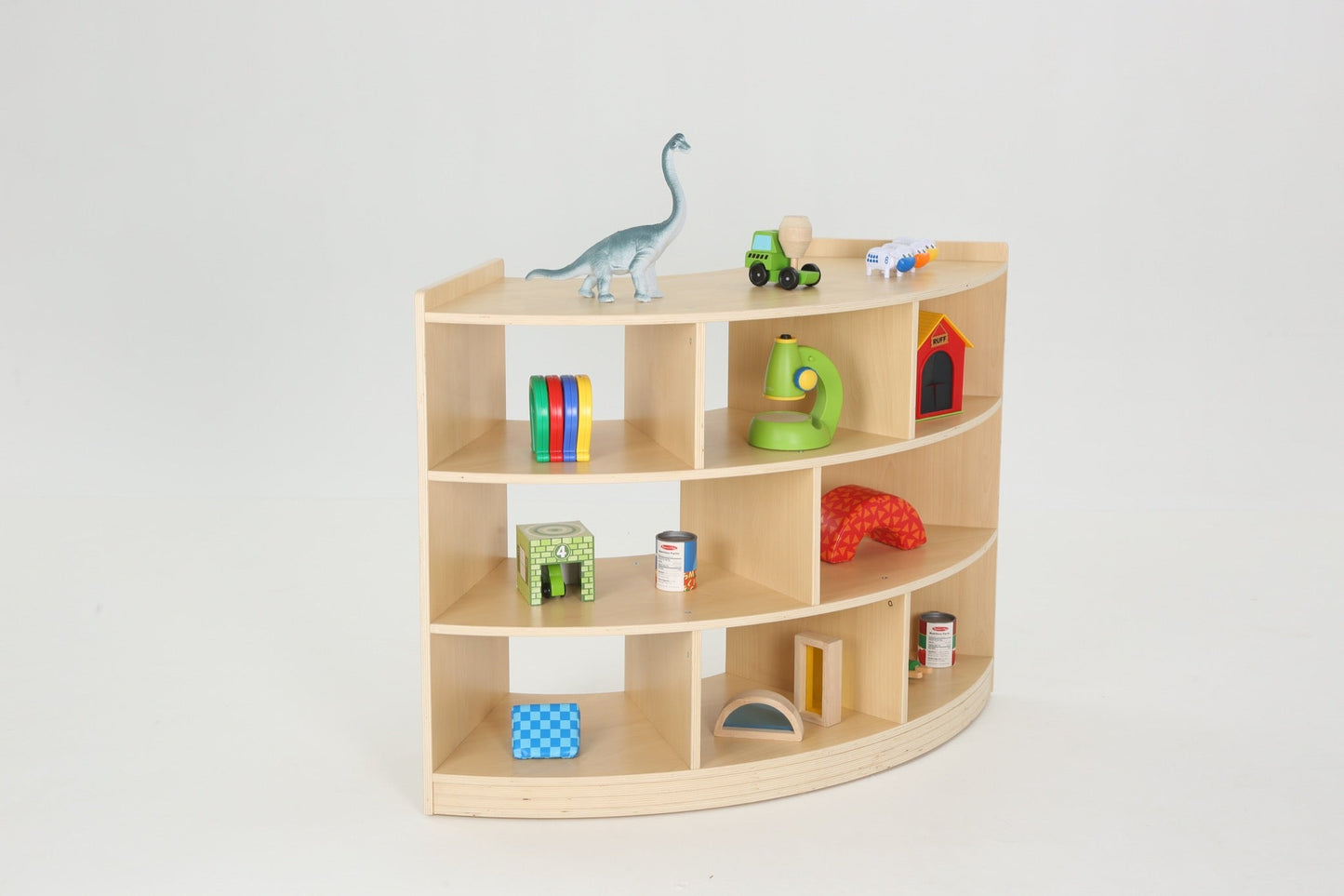Wisdom - Kwartcirkel hoekkast met legplanken - Playlaan