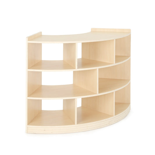 Wisdom - Kwartcirkel hoekkast met legplanken - Playlaan