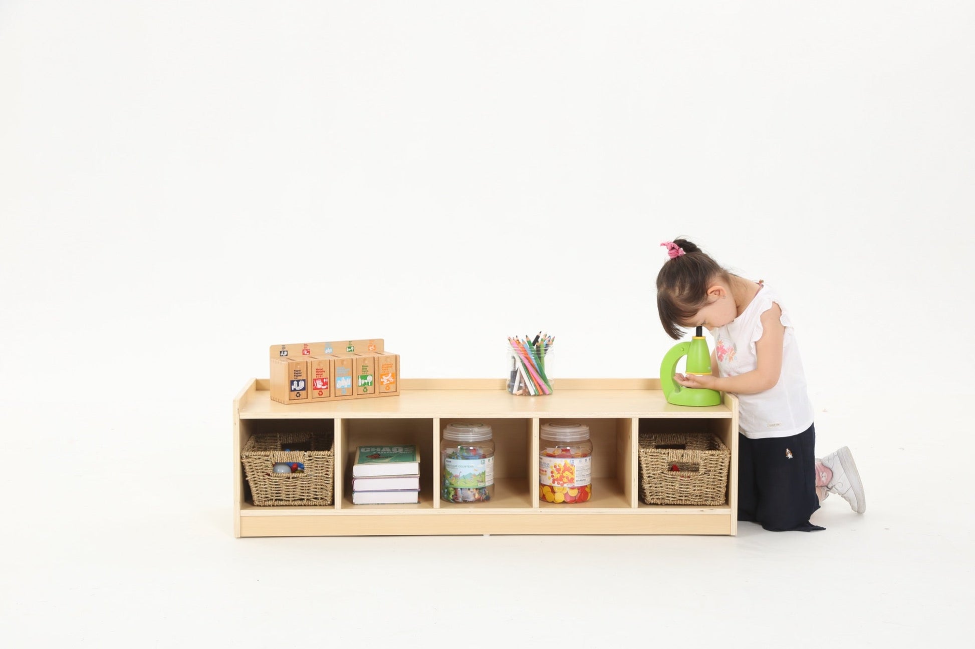 Wisdom - Lage opbergkast met 5 compartimenten - Playlaan