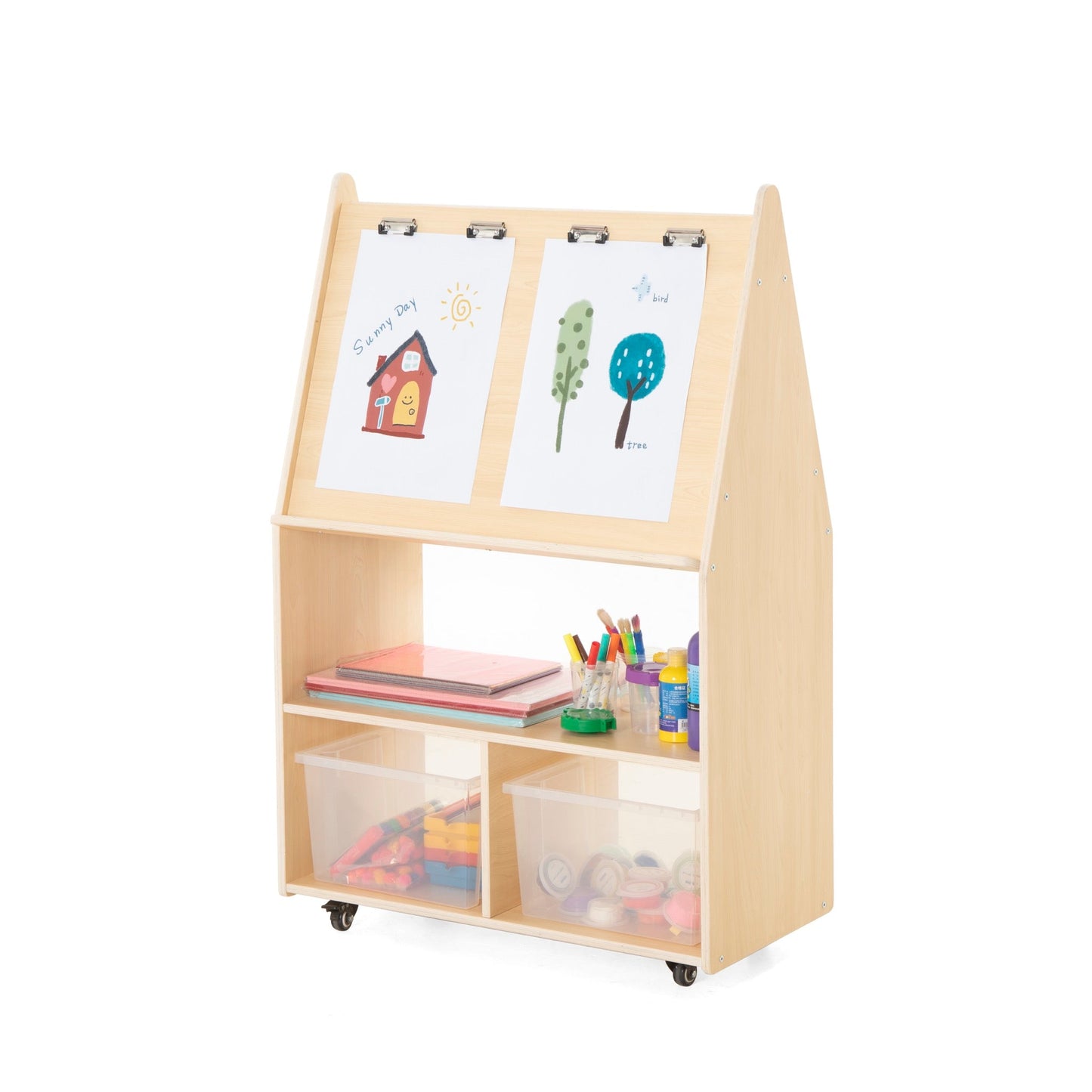 Wisdom - Mobiel knutselstation met opbergruimte - Playlaan