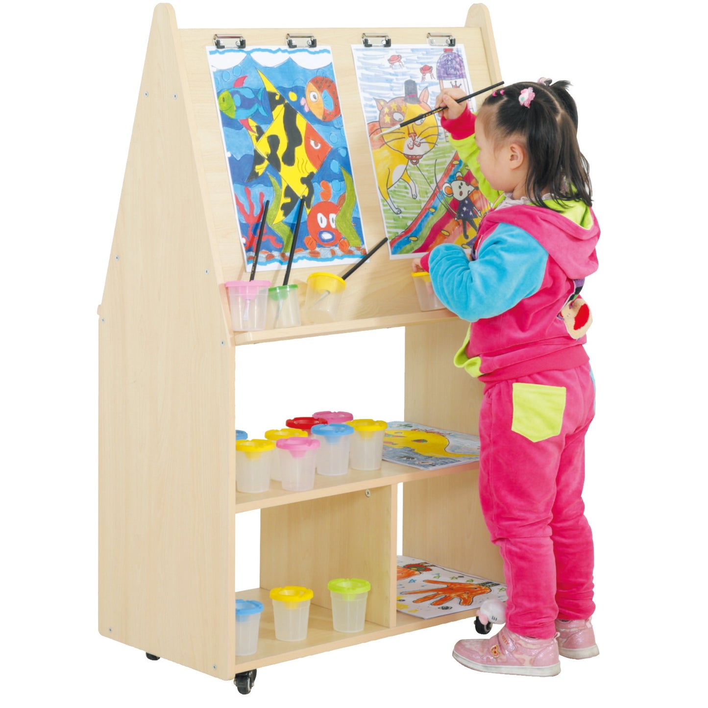 Wisdom - Mobiel knutselstation met opbergruimte - Playlaan
