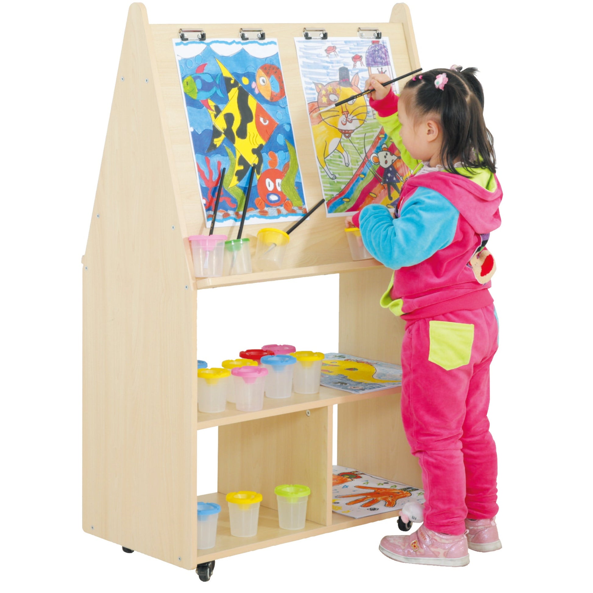Wisdom - Mobiel knutselstation met opbergruimte - Playlaan