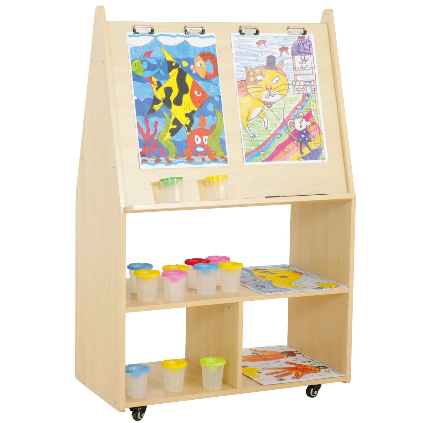 Wisdom - Mobiel knutselstation met opbergruimte - Playlaan