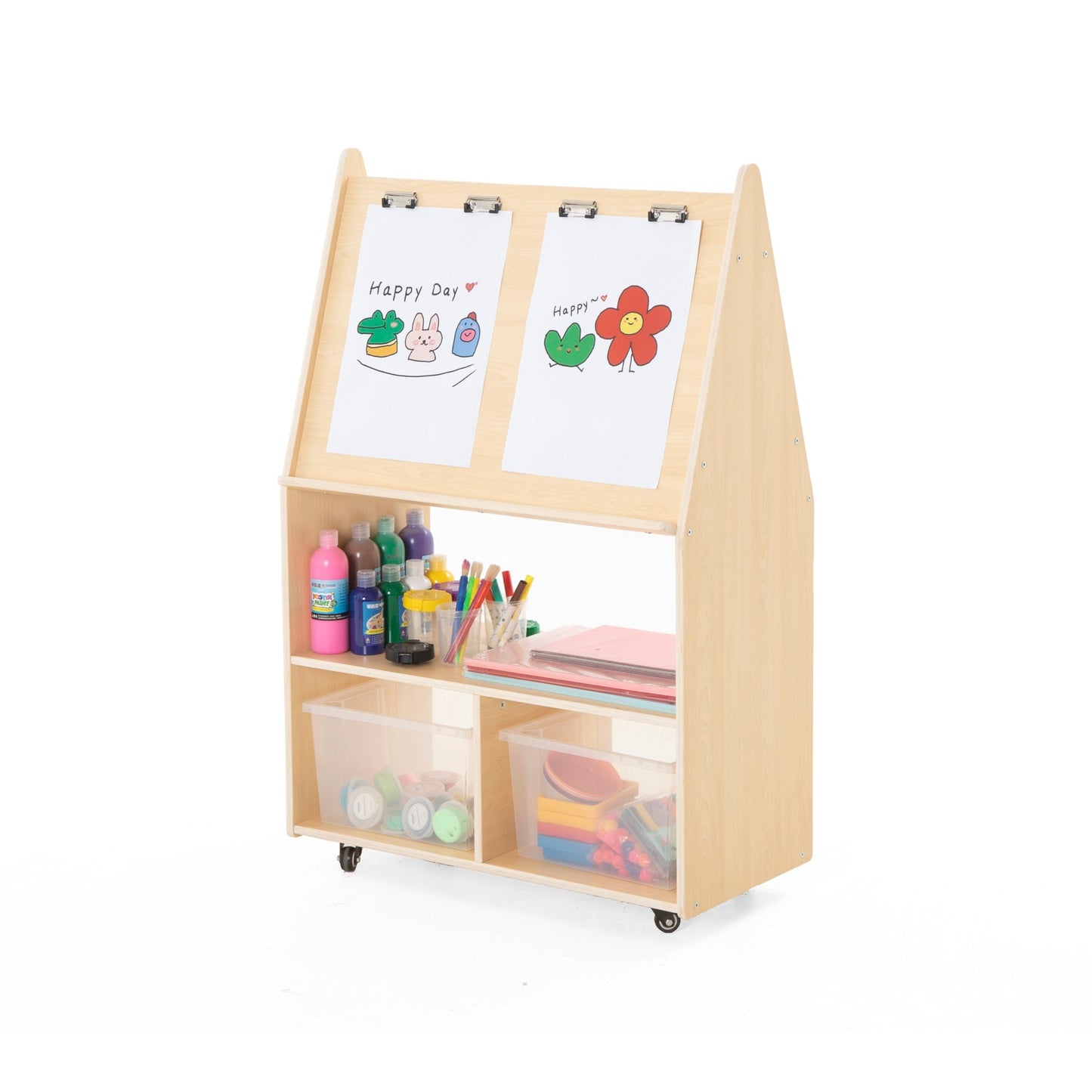 Wisdom - Mobiel knutselstation met opbergruimte - Playlaan