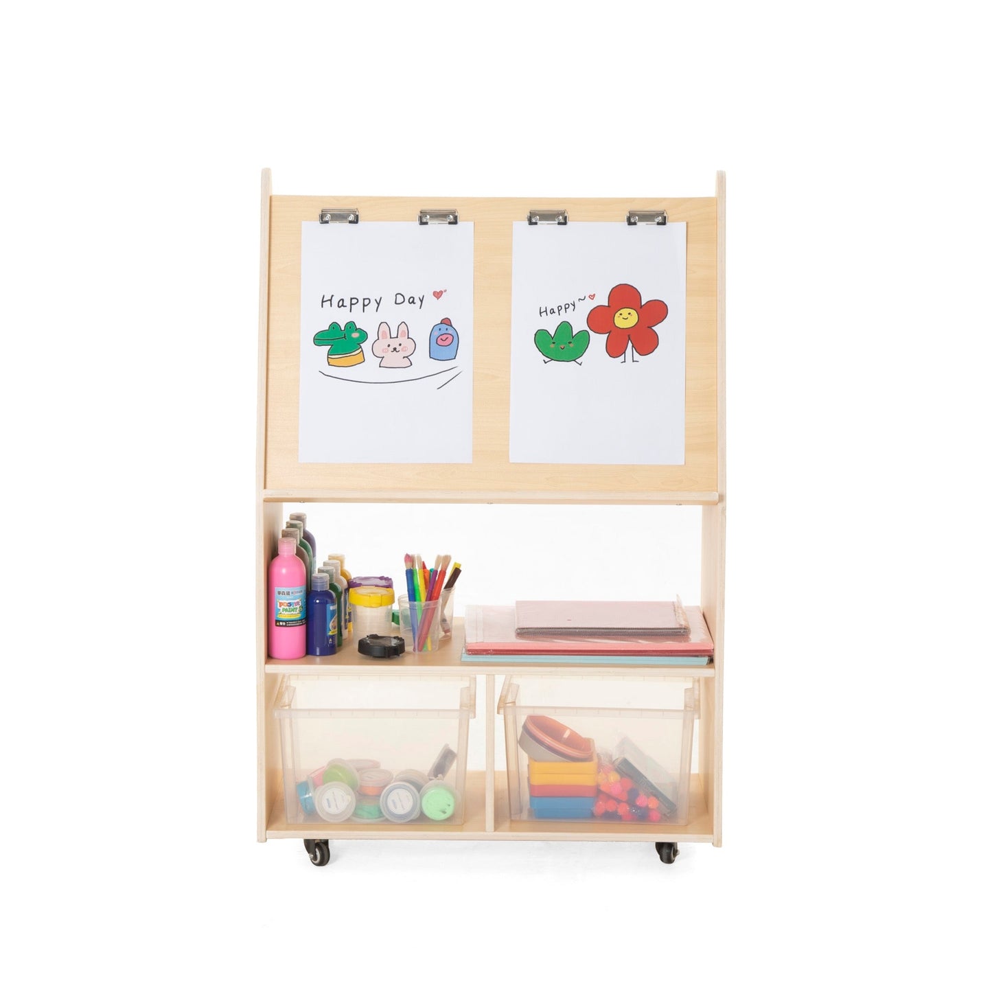 Wisdom - Mobiel knutselstation met opbergruimte - Playlaan