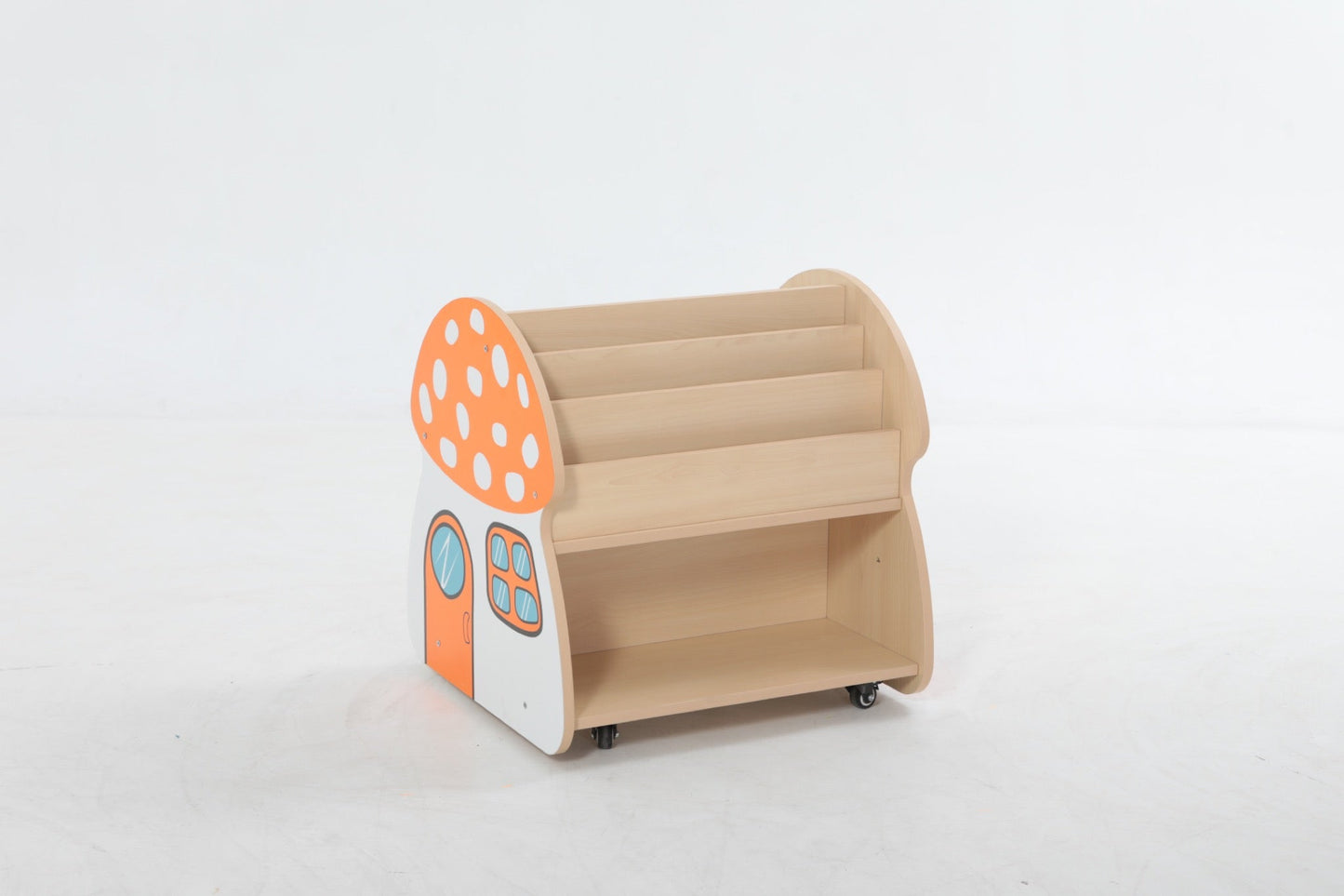 Wisdom - Mobiele boekenkast Paddenstoel voor kinderen - Playlaan