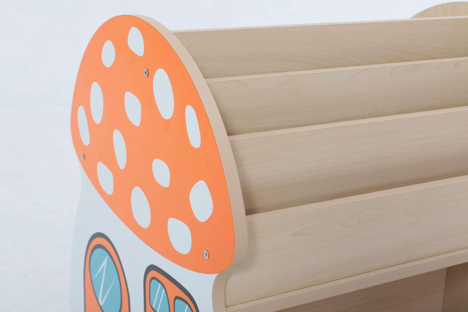 Wisdom - Mobiele boekenkast Paddenstoel voor kinderen - Playlaan
