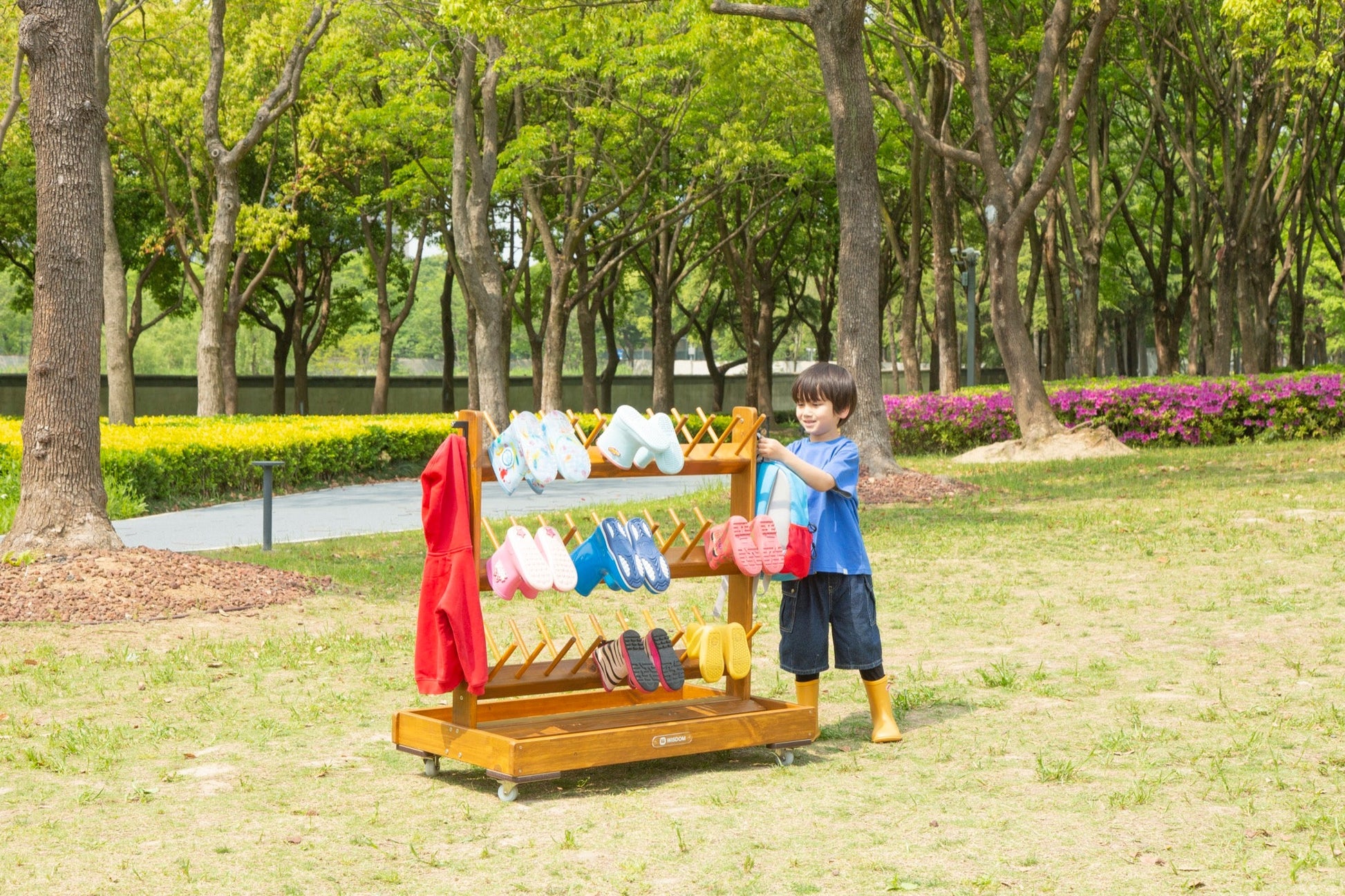 Wisdom - Mobiele laarzenkar voor buiten - Playlaan