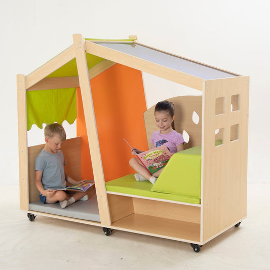 Wisdom - Mobiele leeshoek en speelhuisje (op wieltjes) - Playlaan