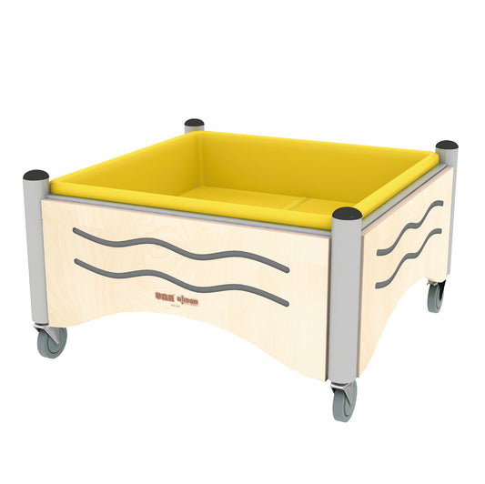 Wisdom - Mobiele vierkante moddertafel voor buiten - Playlaan